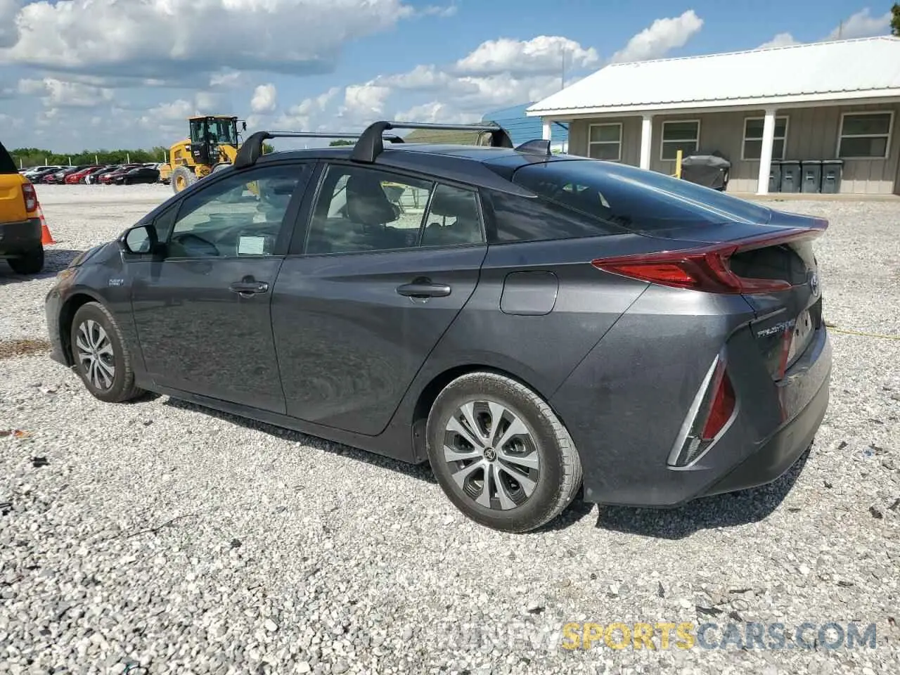2 Photograph of a damaged car JTDKAMFP5N3220080 TOYOTA PRIUS 2022