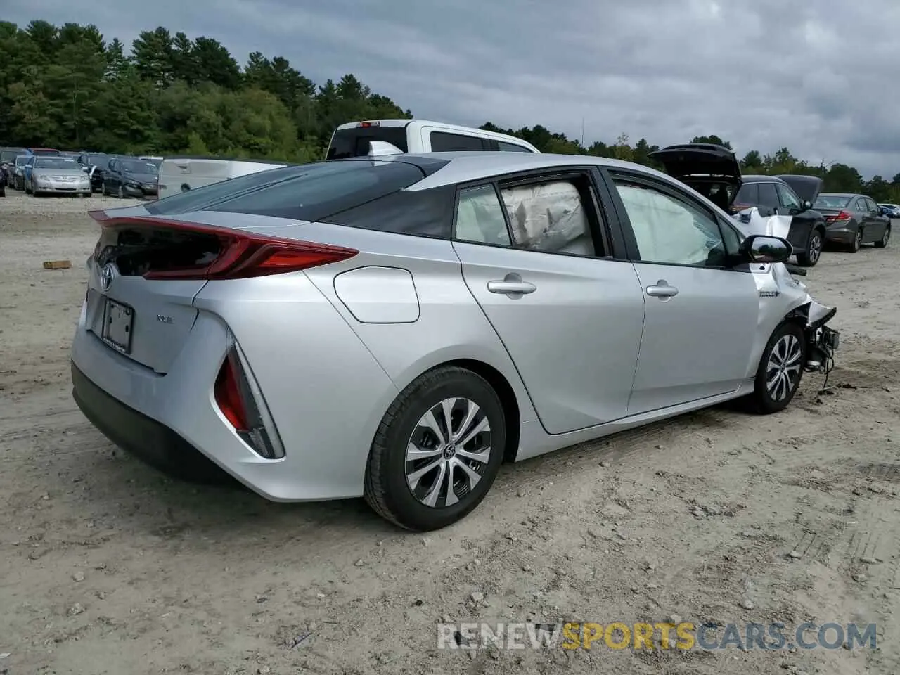 3 Photograph of a damaged car JTDKAMFP5N3222251 TOYOTA PRIUS 2022