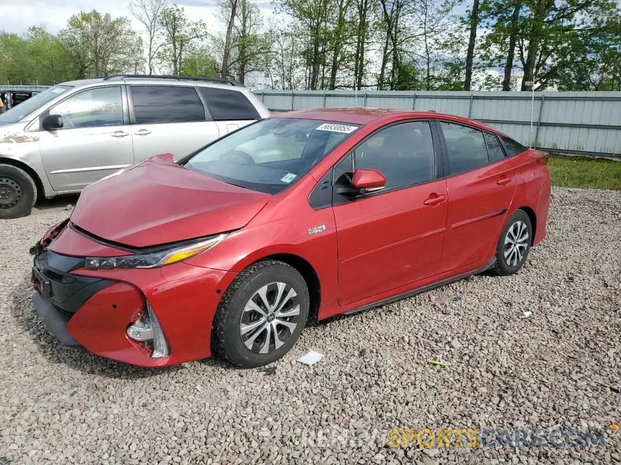 1 Photograph of a damaged car JTDKAMFP6N3204258 TOYOTA PRIUS 2022