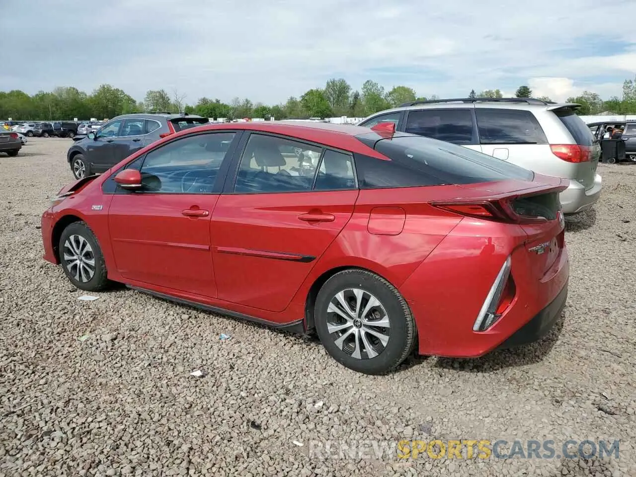 2 Photograph of a damaged car JTDKAMFP6N3204258 TOYOTA PRIUS 2022