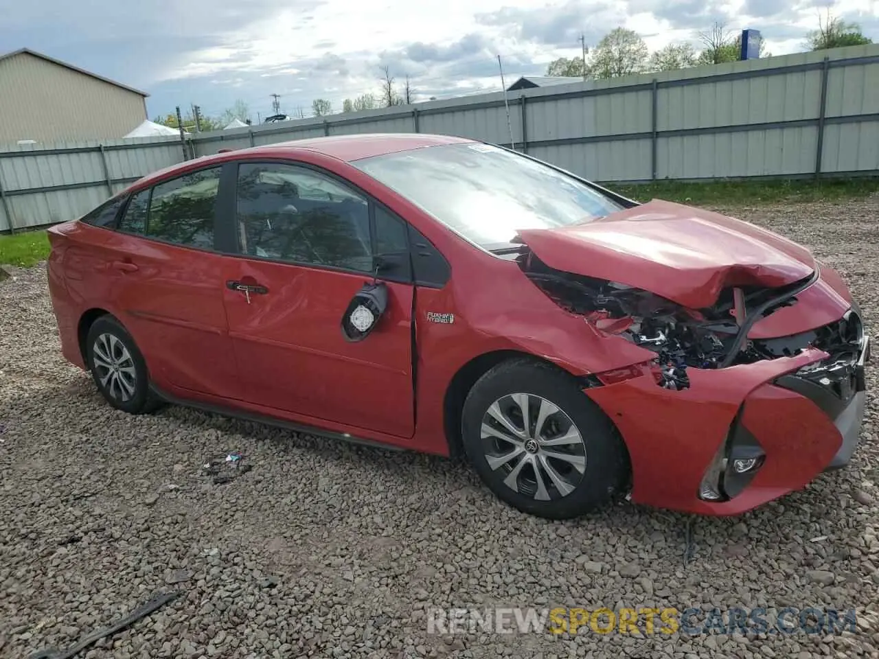 4 Photograph of a damaged car JTDKAMFP6N3204258 TOYOTA PRIUS 2022