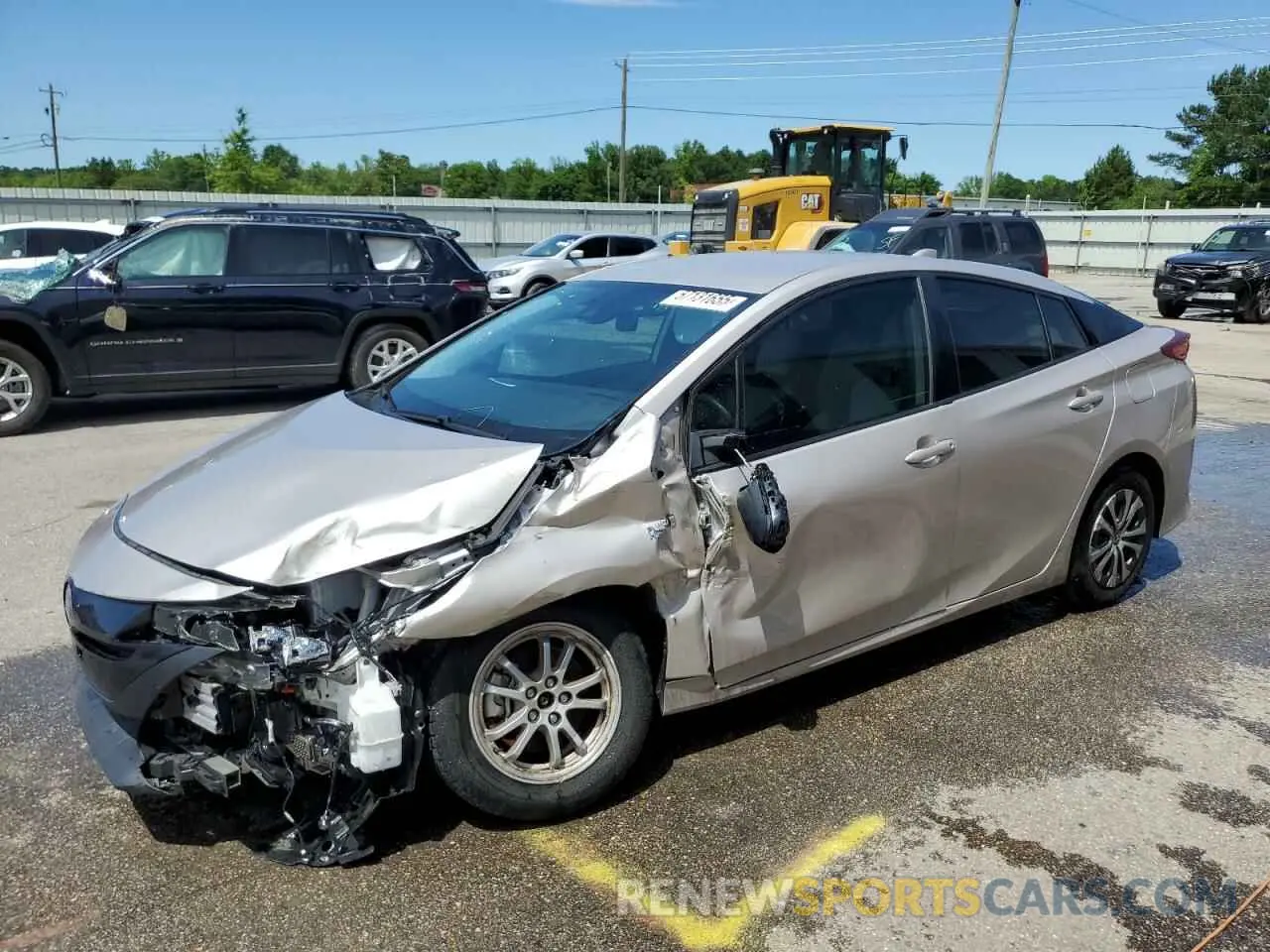 1 Photograph of a damaged car JTDKAMFP6N3206513 TOYOTA PRIUS 2022