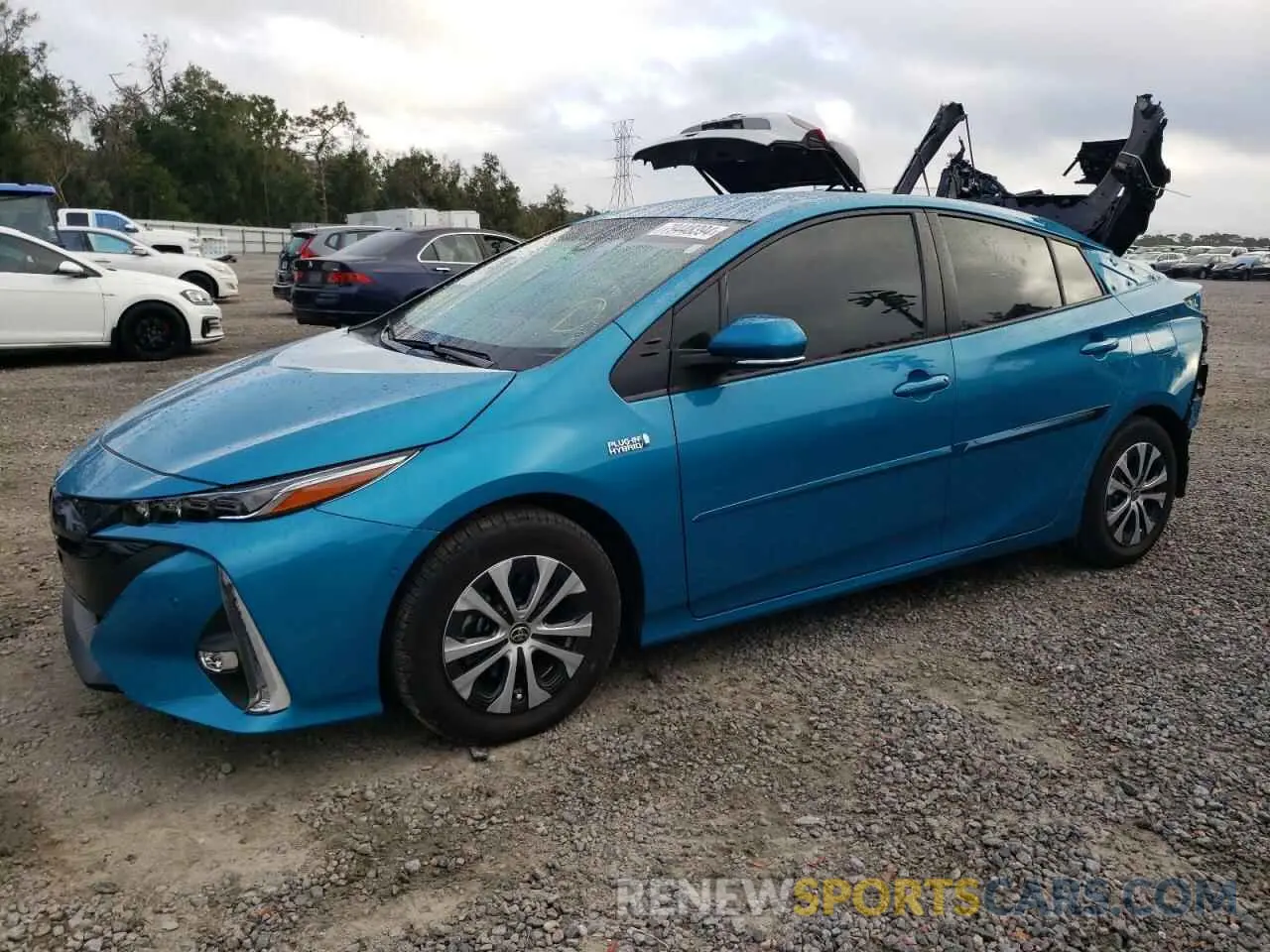 1 Photograph of a damaged car JTDKAMFP6N3207452 TOYOTA PRIUS 2022