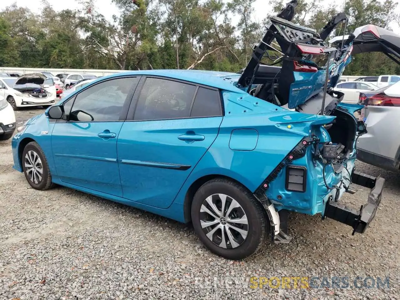 2 Photograph of a damaged car JTDKAMFP6N3207452 TOYOTA PRIUS 2022