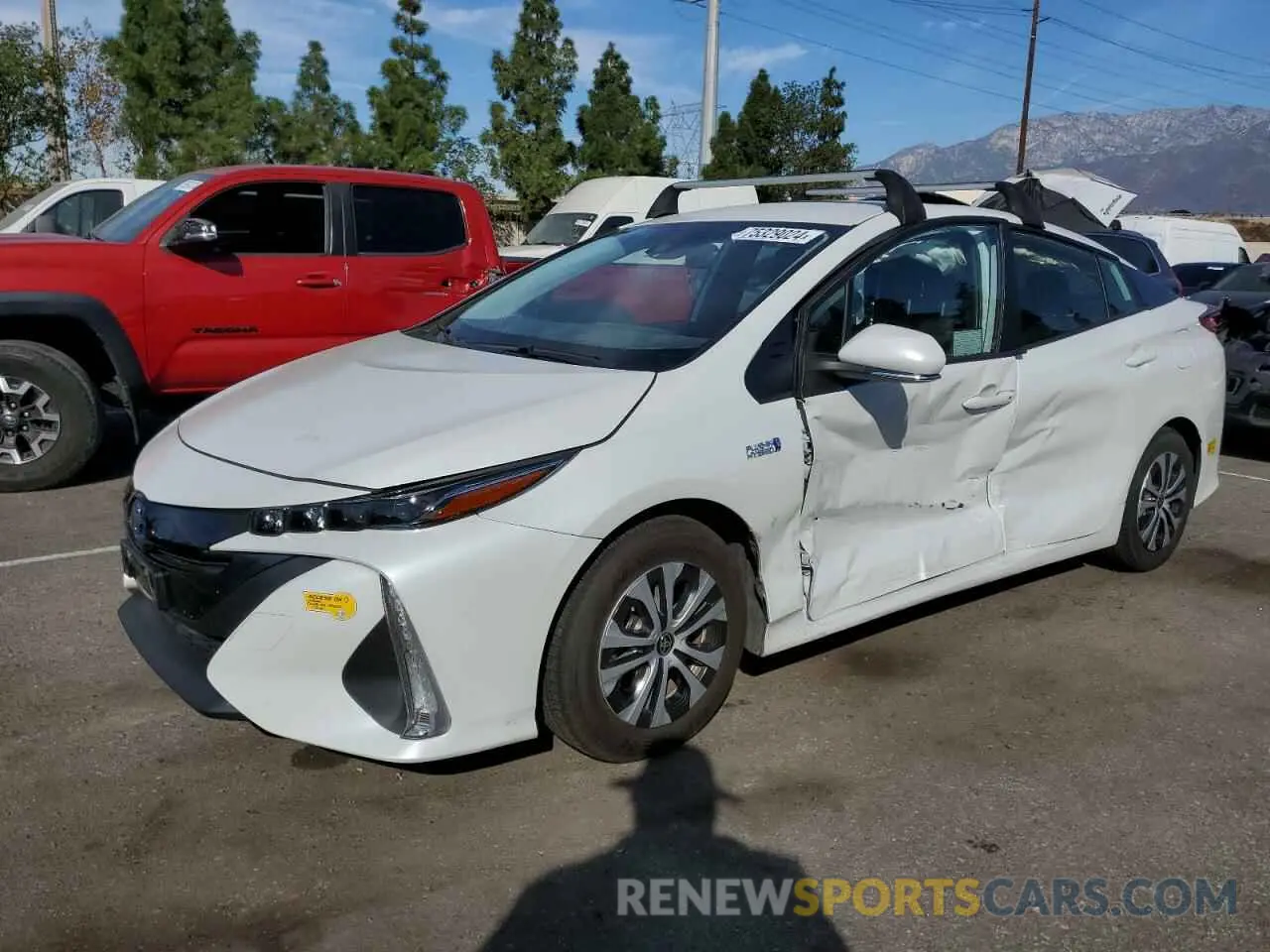1 Photograph of a damaged car JTDKAMFP7N3219481 TOYOTA PRIUS 2022