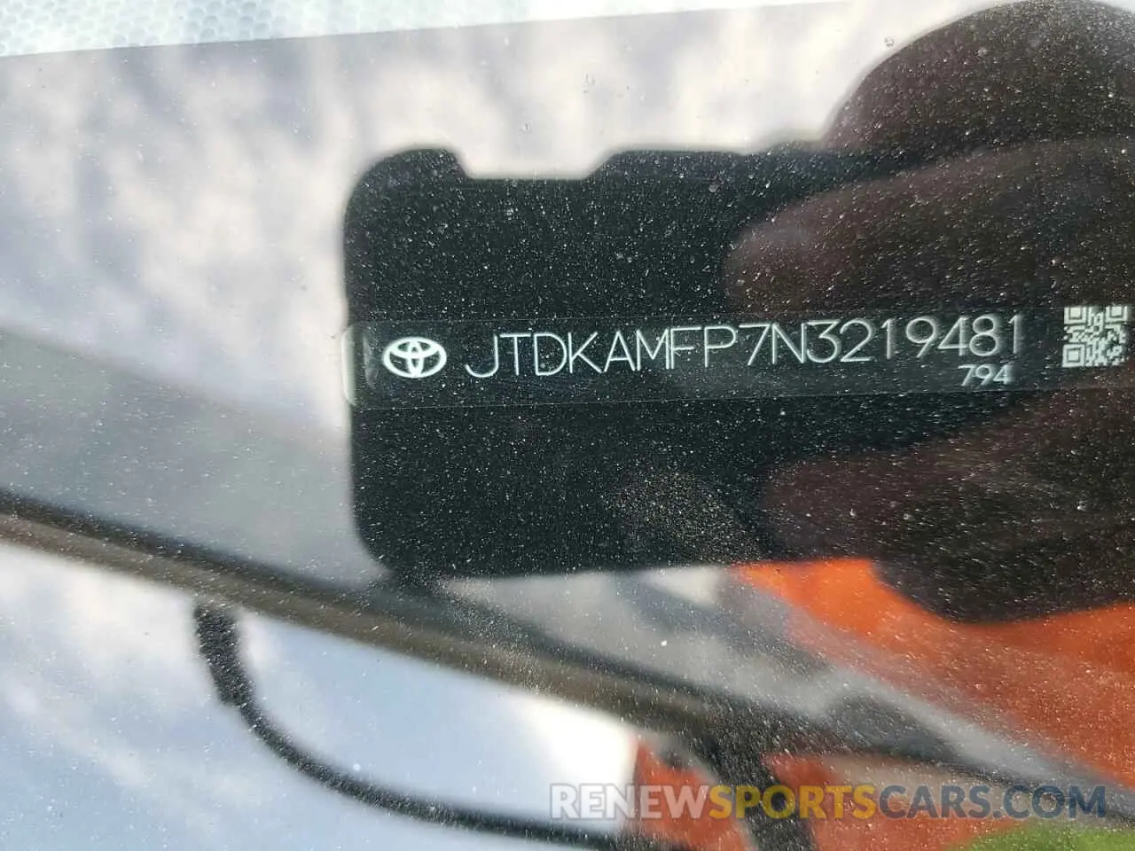 12 Photograph of a damaged car JTDKAMFP7N3219481 TOYOTA PRIUS 2022