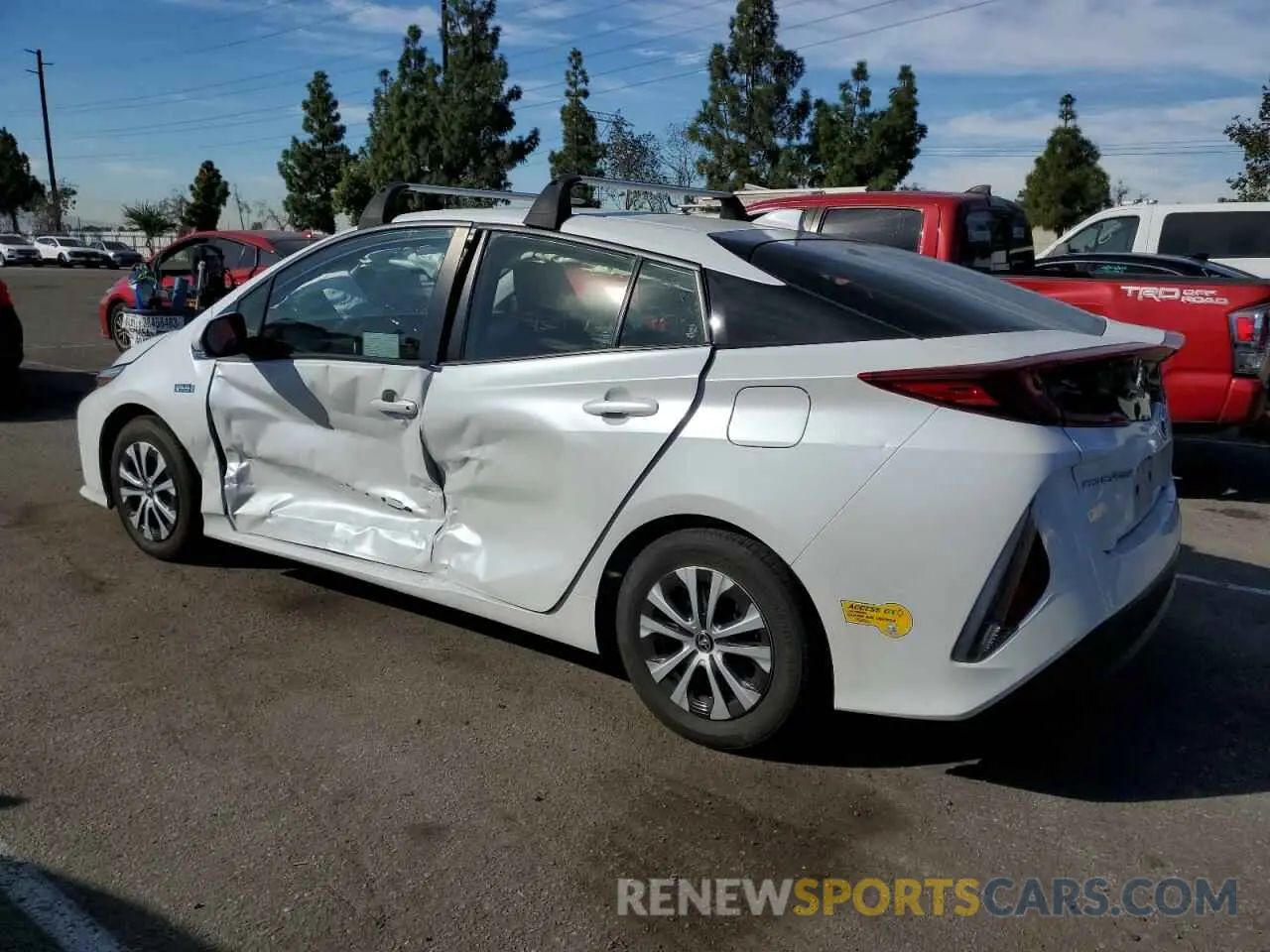2 Photograph of a damaged car JTDKAMFP7N3219481 TOYOTA PRIUS 2022