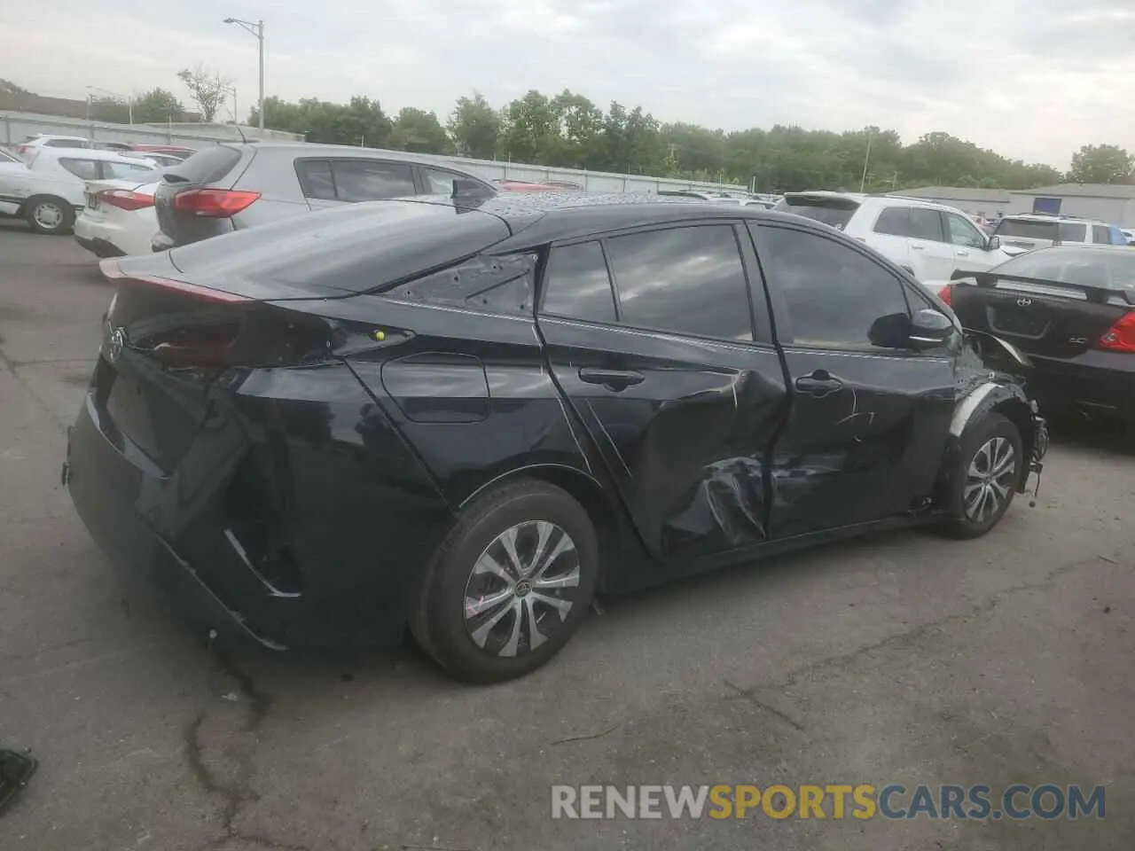 3 Photograph of a damaged car JTDKAMFP7N3221702 TOYOTA PRIUS 2022