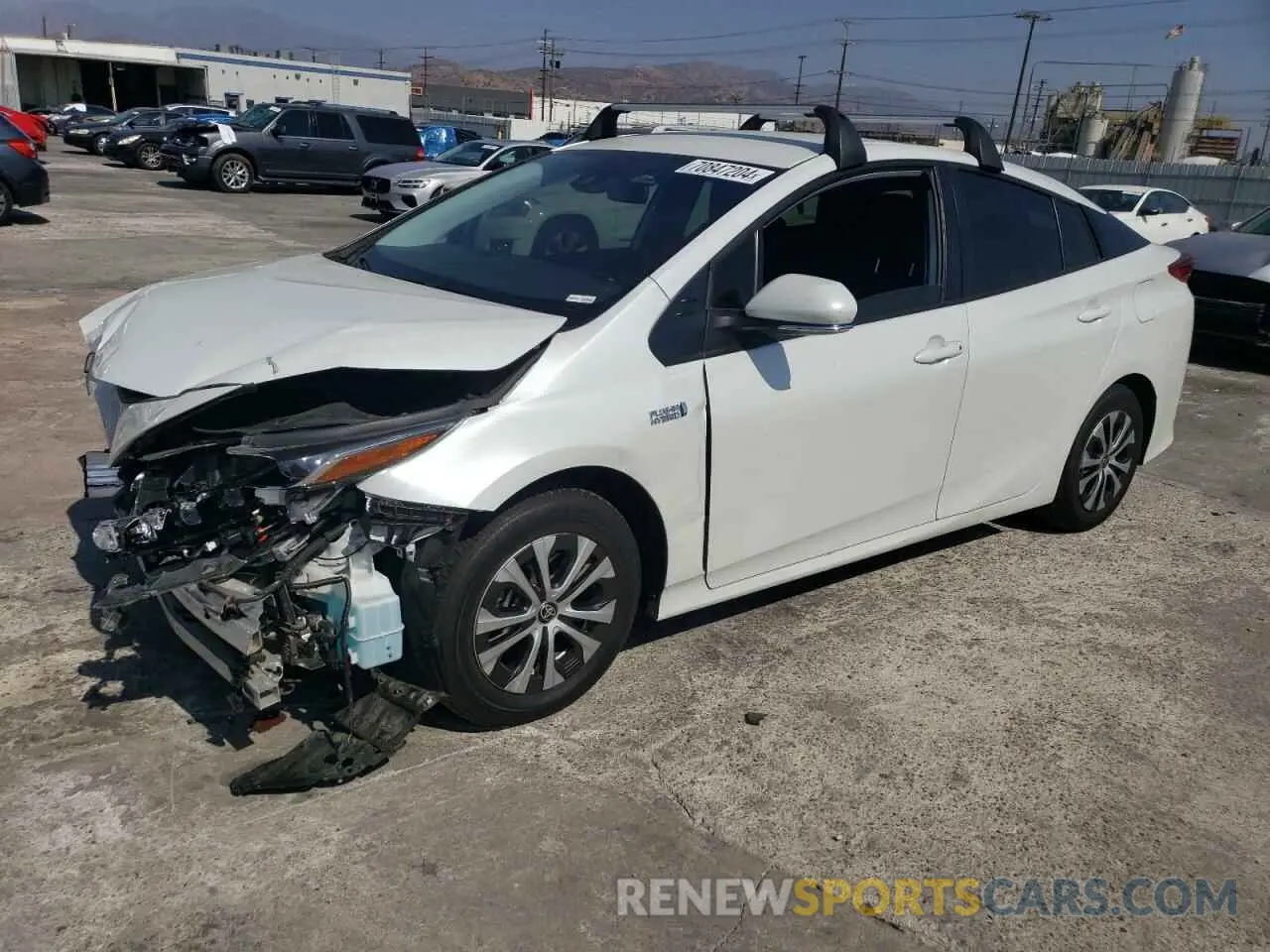 1 Photograph of a damaged car JTDKAMFP7N3228228 TOYOTA PRIUS 2022