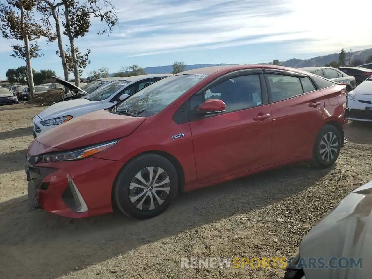 1 Photograph of a damaged car JTDKAMFP8N3197801 TOYOTA PRIUS 2022