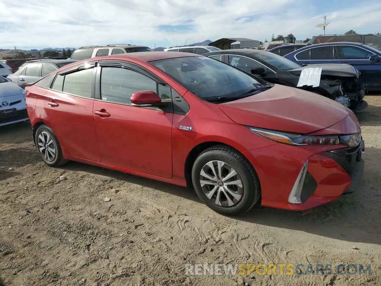 4 Photograph of a damaged car JTDKAMFP8N3197801 TOYOTA PRIUS 2022