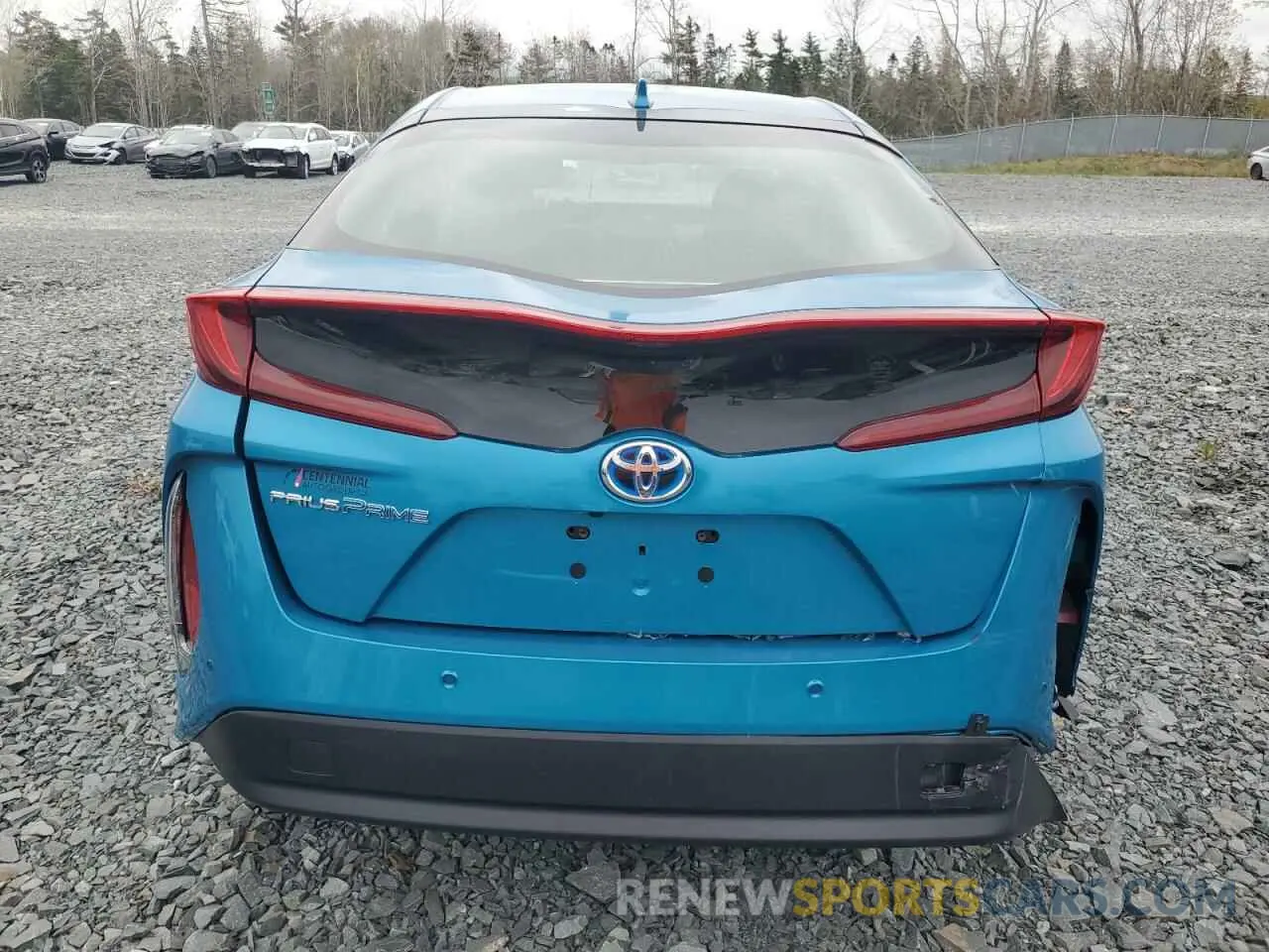 6 Photograph of a damaged car JTDKAMFP8N3209168 TOYOTA PRIUS 2022