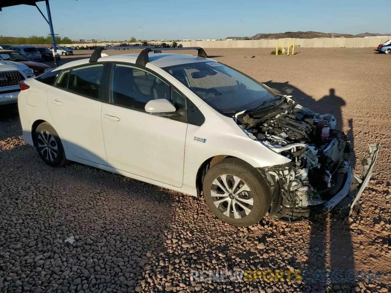 4 Photograph of a damaged car JTDKAMFP8N3228092 TOYOTA PRIUS 2022