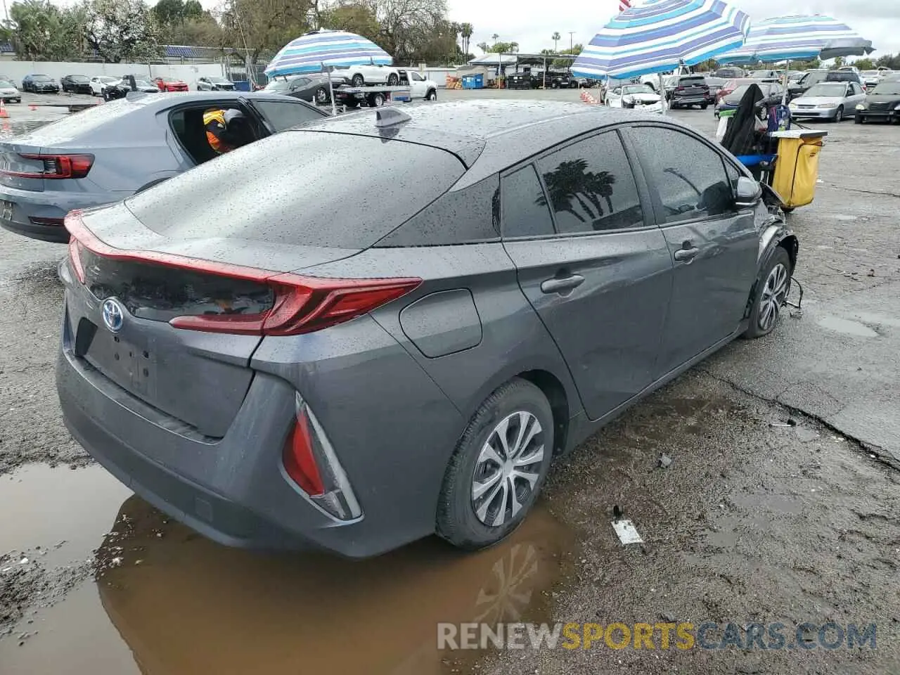 3 Photograph of a damaged car JTDKAMFP9N3219840 TOYOTA PRIUS 2022
