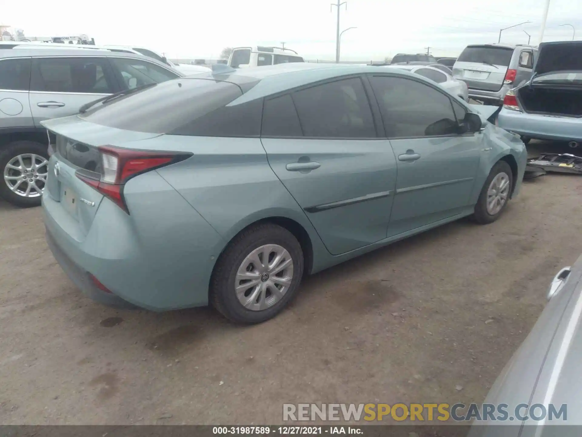 4 Photograph of a damaged car JTDKAMFU0N3153541 TOYOTA PRIUS 2022