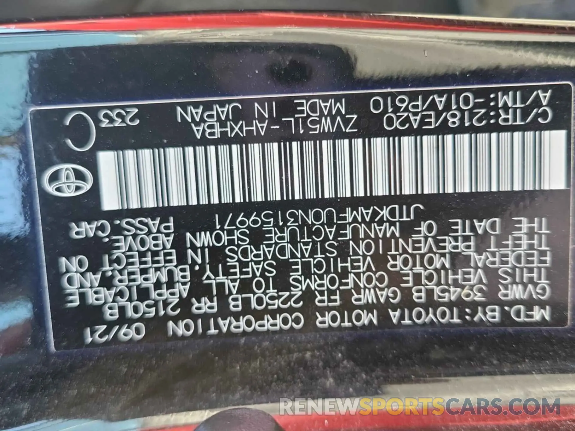 33 Photograph of a damaged car JTDKAMFU0N3159971 TOYOTA PRIUS 2022