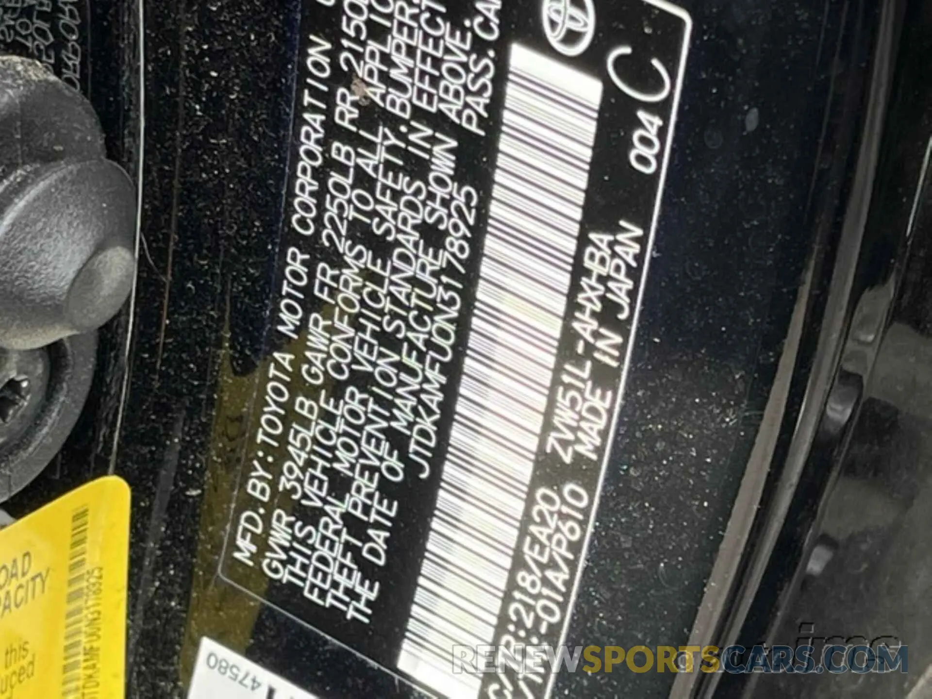 10 Photograph of a damaged car JTDKAMFU0N3178925 TOYOTA PRIUS 2022