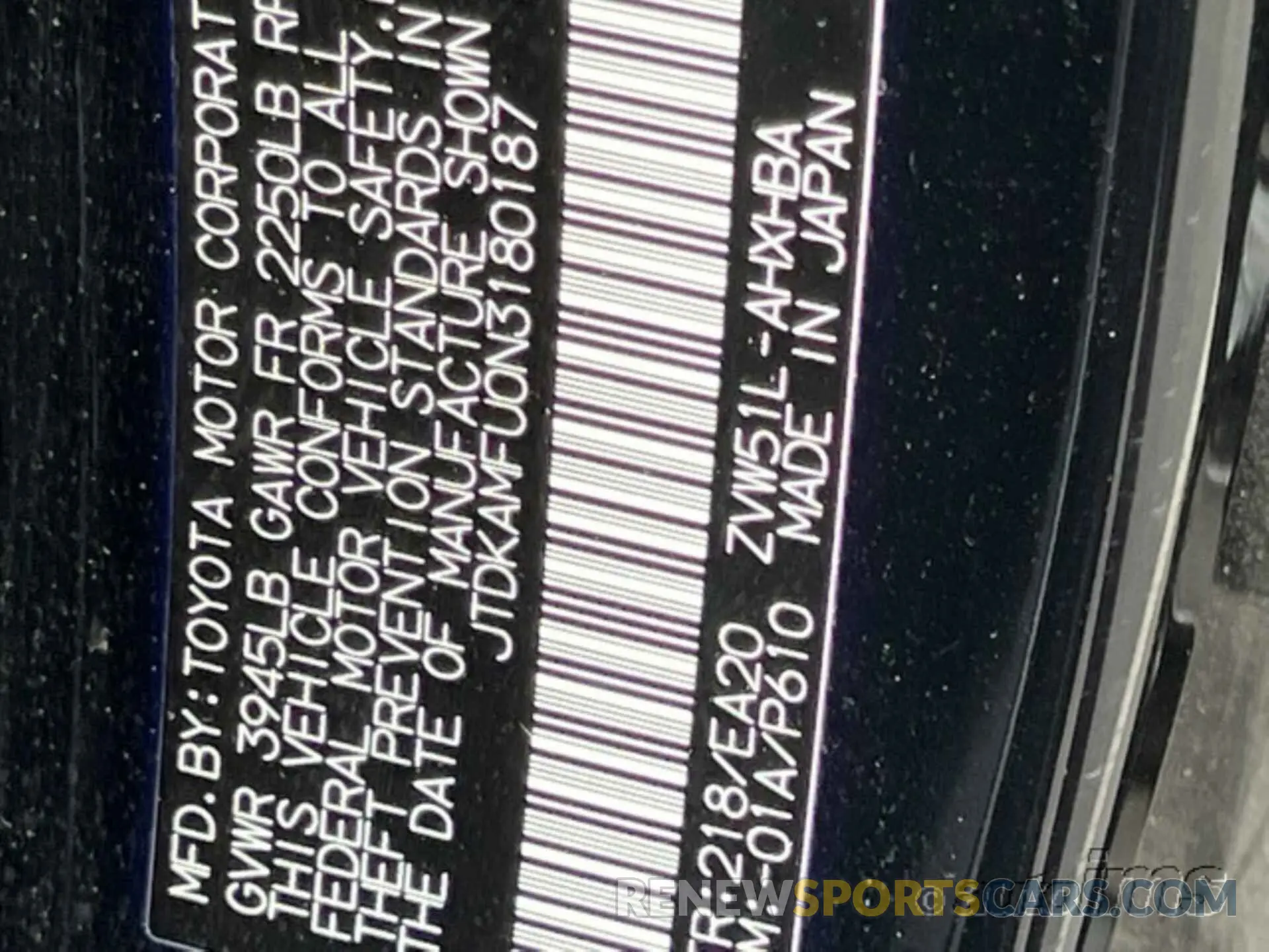 7 Photograph of a damaged car JTDKAMFU0N3180187 TOYOTA PRIUS 2022
