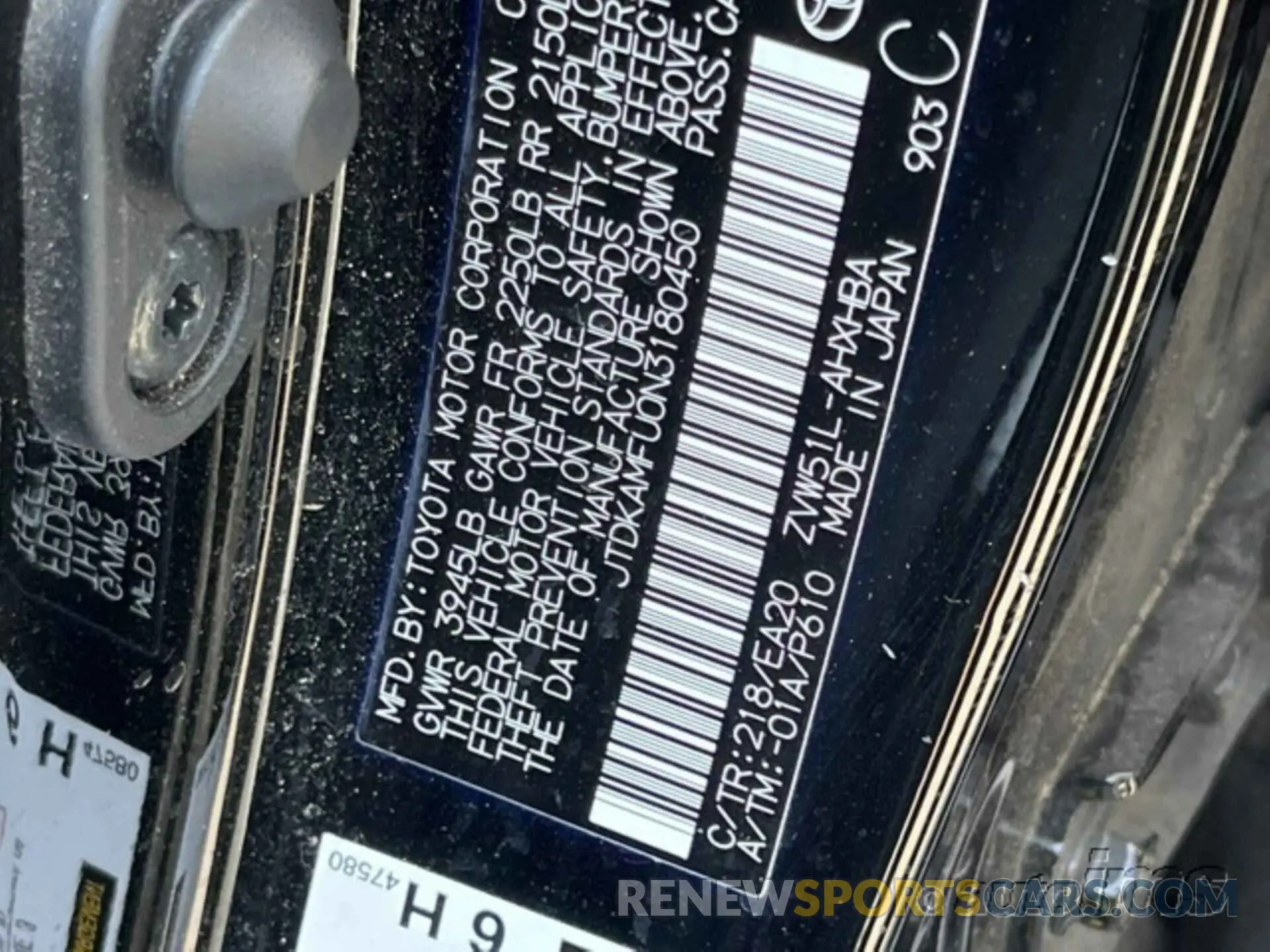 9 Photograph of a damaged car JTDKAMFU0N3180450 TOYOTA PRIUS 2022