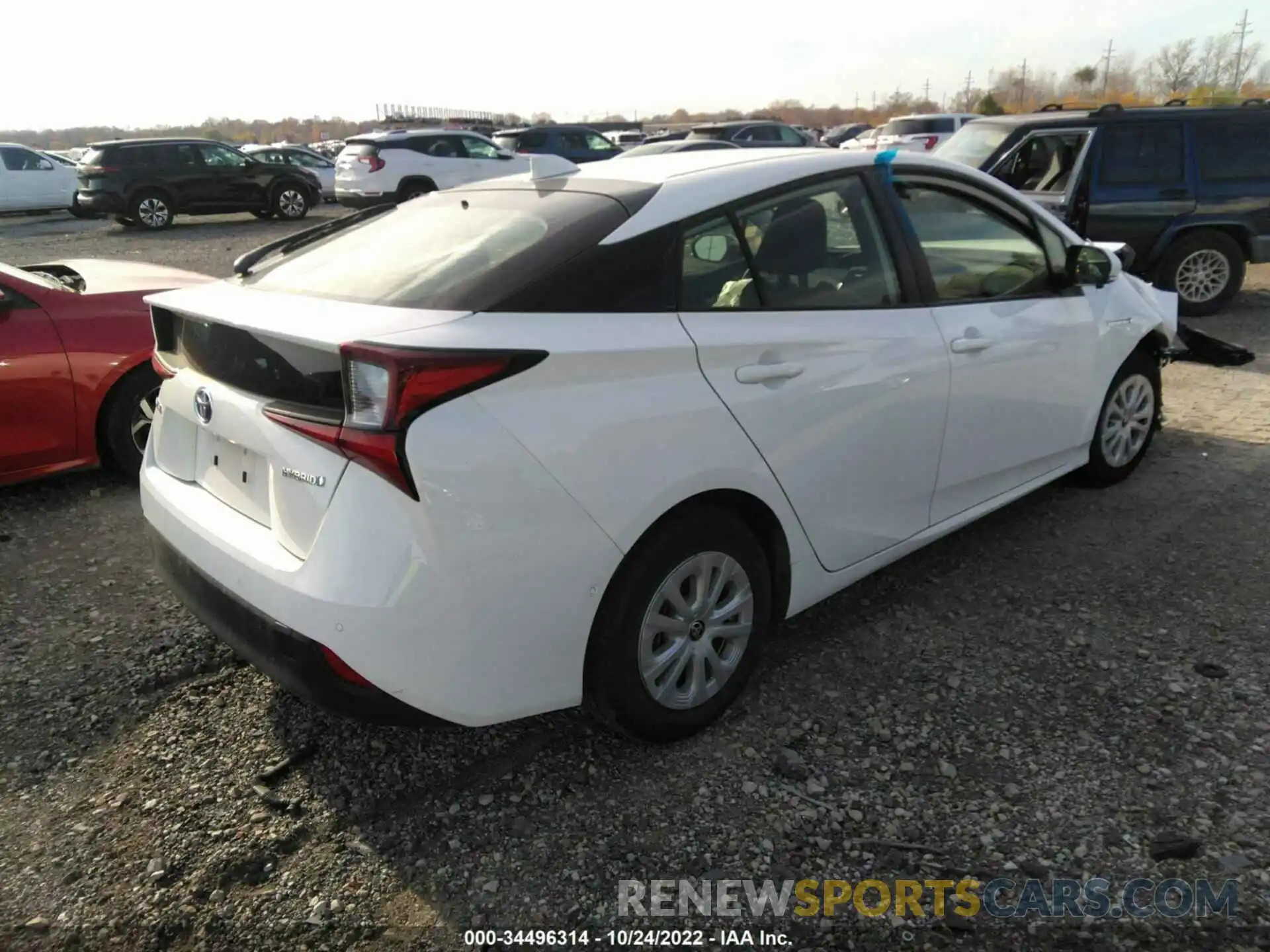 4 Photograph of a damaged car JTDKAMFU1N3155007 TOYOTA PRIUS 2022