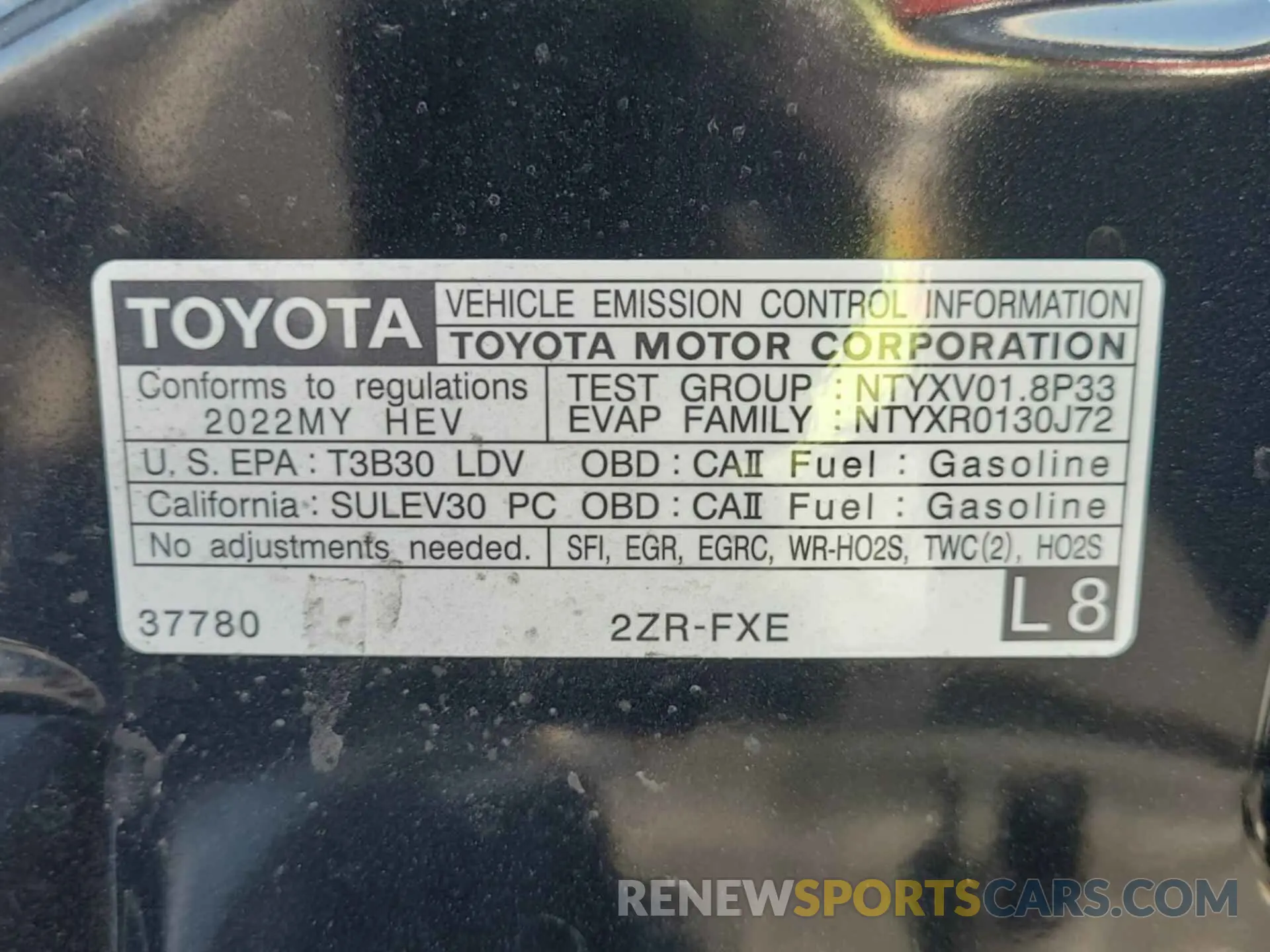 18 Photograph of a damaged car JTDKAMFU1N3159932 TOYOTA PRIUS 2022