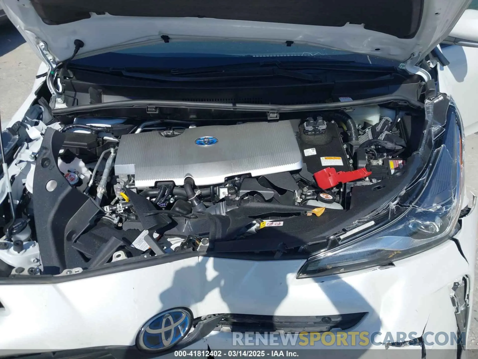 10 Photograph of a damaged car JTDKAMFU1N3177444 TOYOTA PRIUS 2022