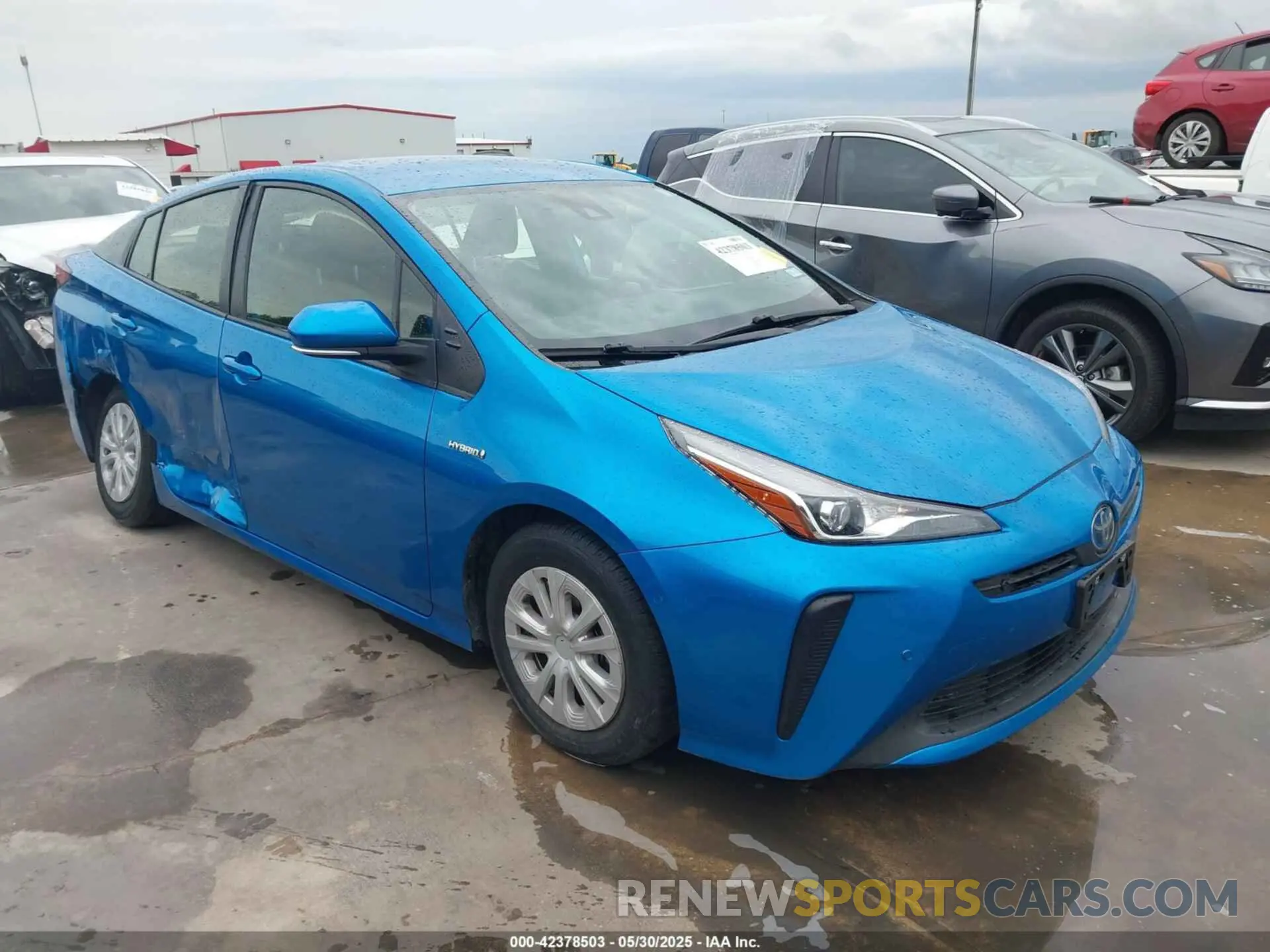 1 Photograph of a damaged car JTDKAMFU1N3181851 TOYOTA PRIUS 2022