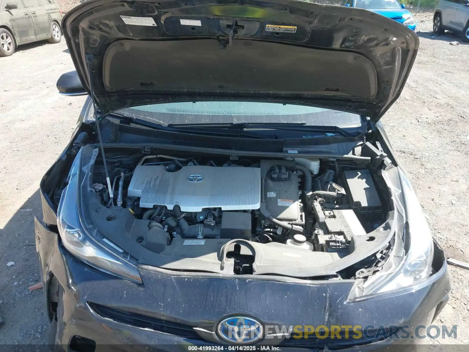 10 Photograph of a damaged car JTDKAMFU1N3182790 TOYOTA PRIUS 2022