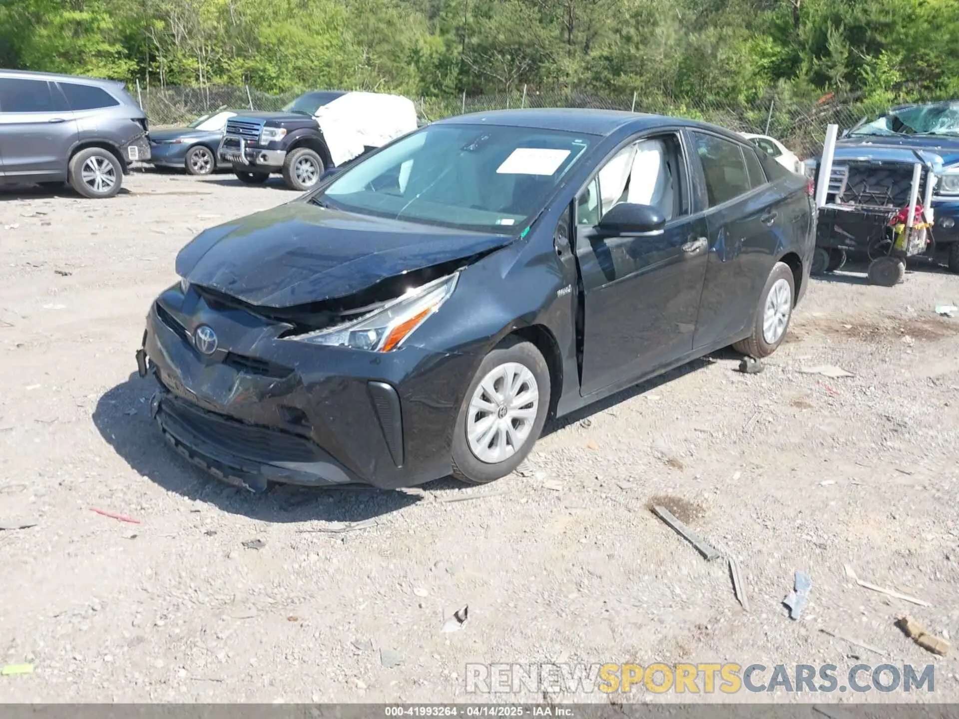 2 Photograph of a damaged car JTDKAMFU1N3182790 TOYOTA PRIUS 2022