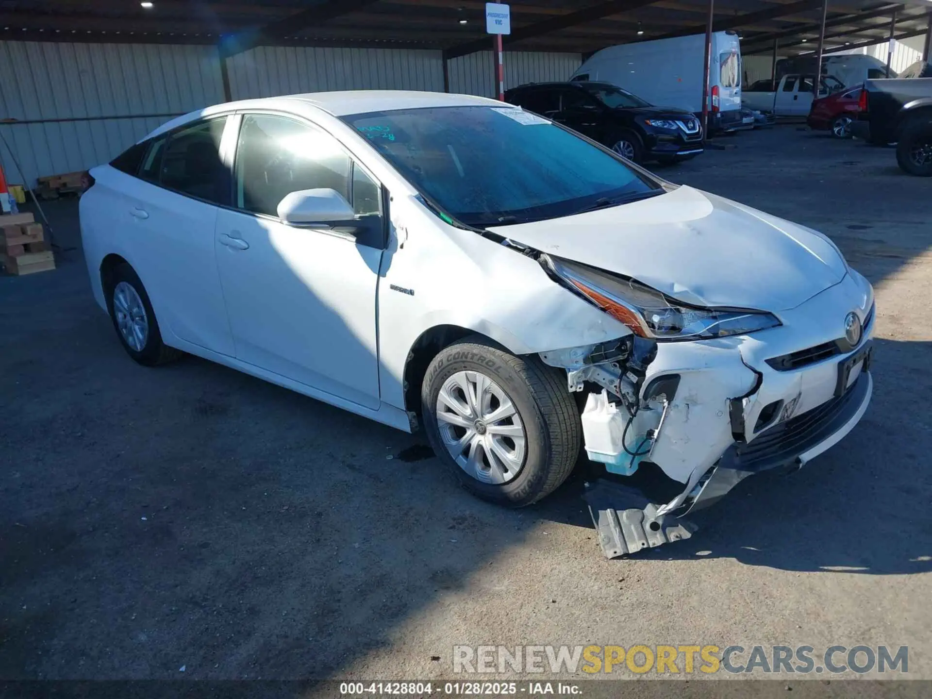 1 Photograph of a damaged car JTDKAMFU2N3161771 TOYOTA PRIUS 2022