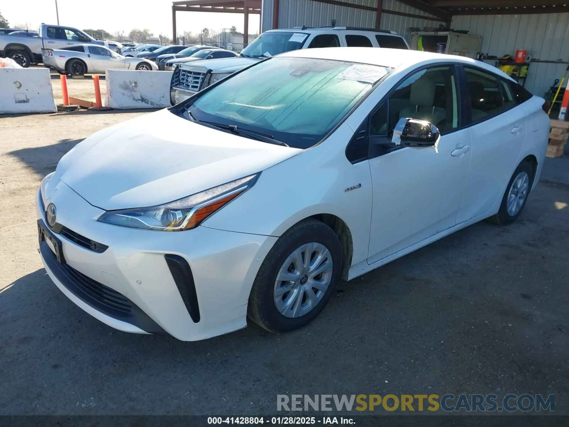 2 Photograph of a damaged car JTDKAMFU2N3161771 TOYOTA PRIUS 2022
