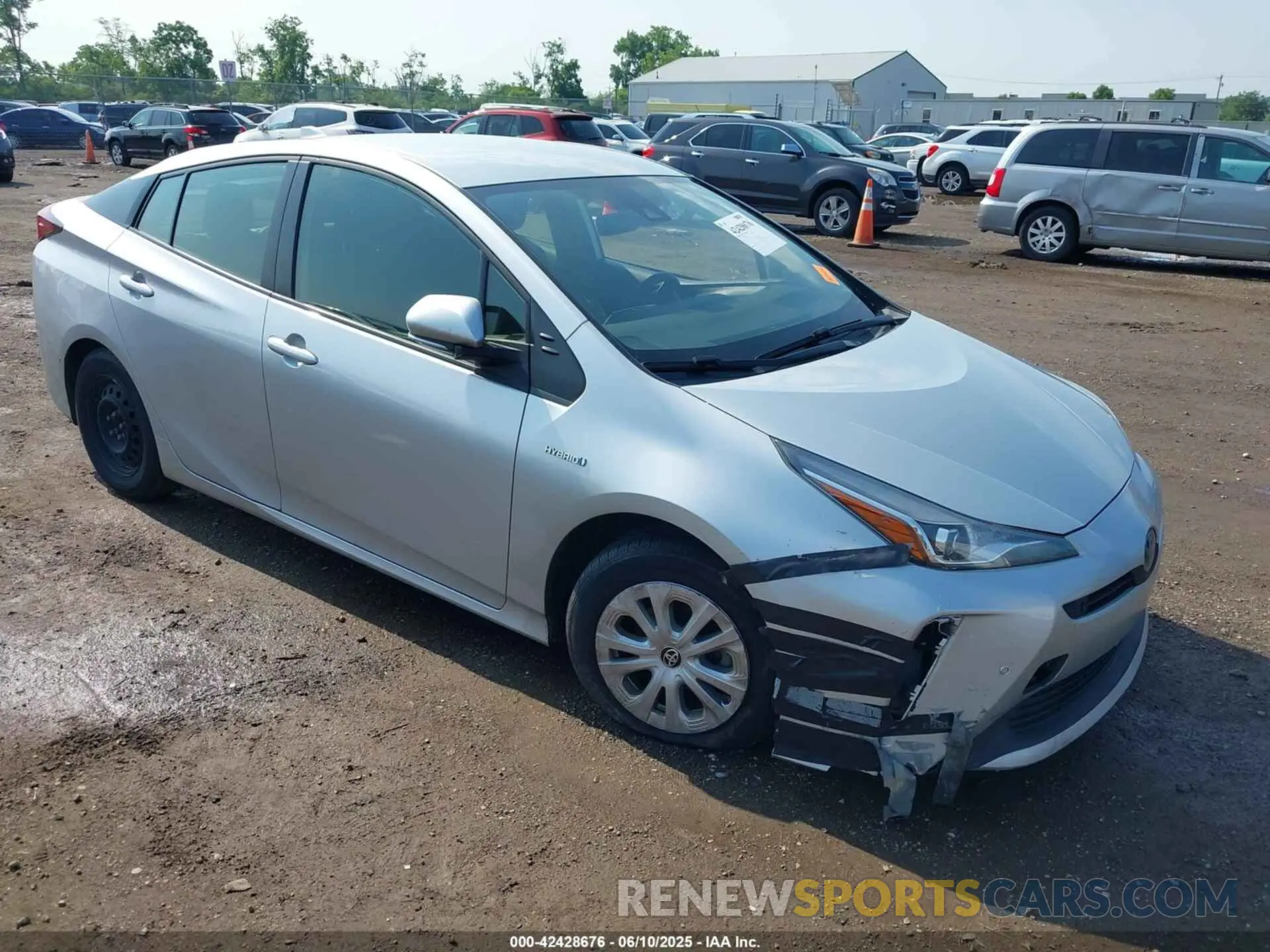 1 Photograph of a damaged car JTDKAMFU2N3165805 TOYOTA PRIUS 2022