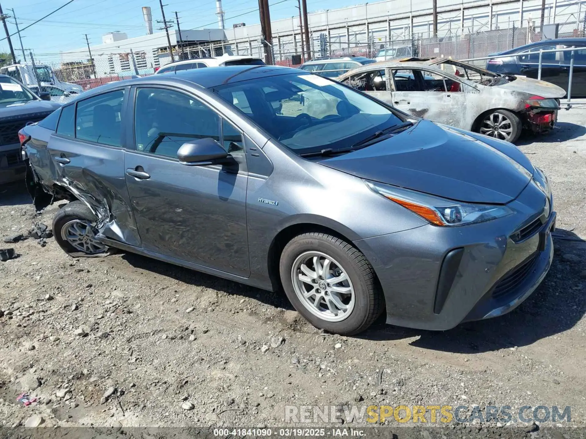1 Photograph of a damaged car JTDKAMFU2N3172026 TOYOTA PRIUS 2022