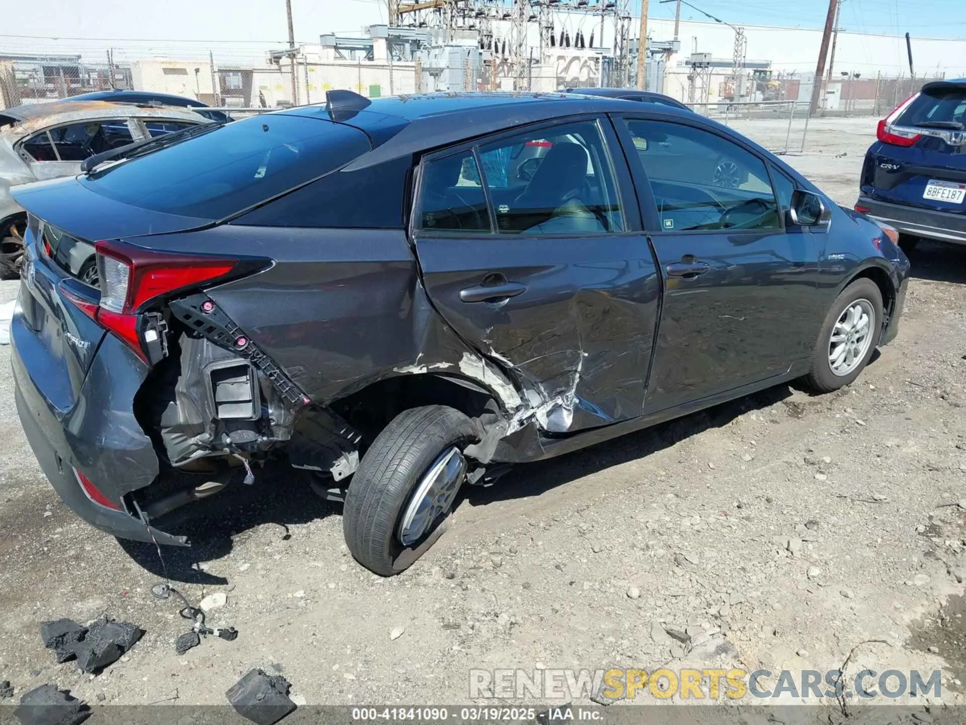 4 Photograph of a damaged car JTDKAMFU2N3172026 TOYOTA PRIUS 2022