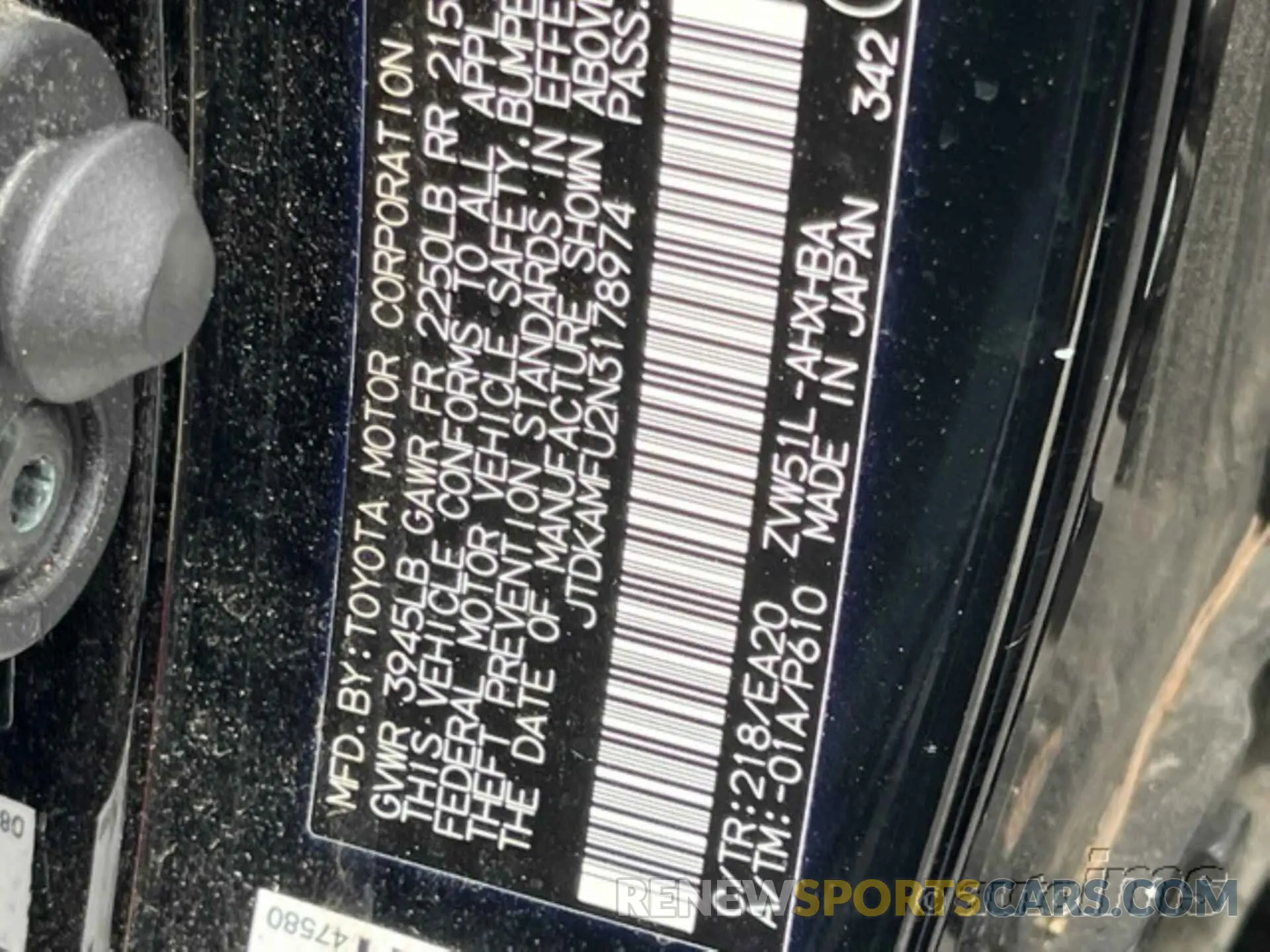 6 Photograph of a damaged car JTDKAMFU2N3178974 TOYOTA PRIUS 2022