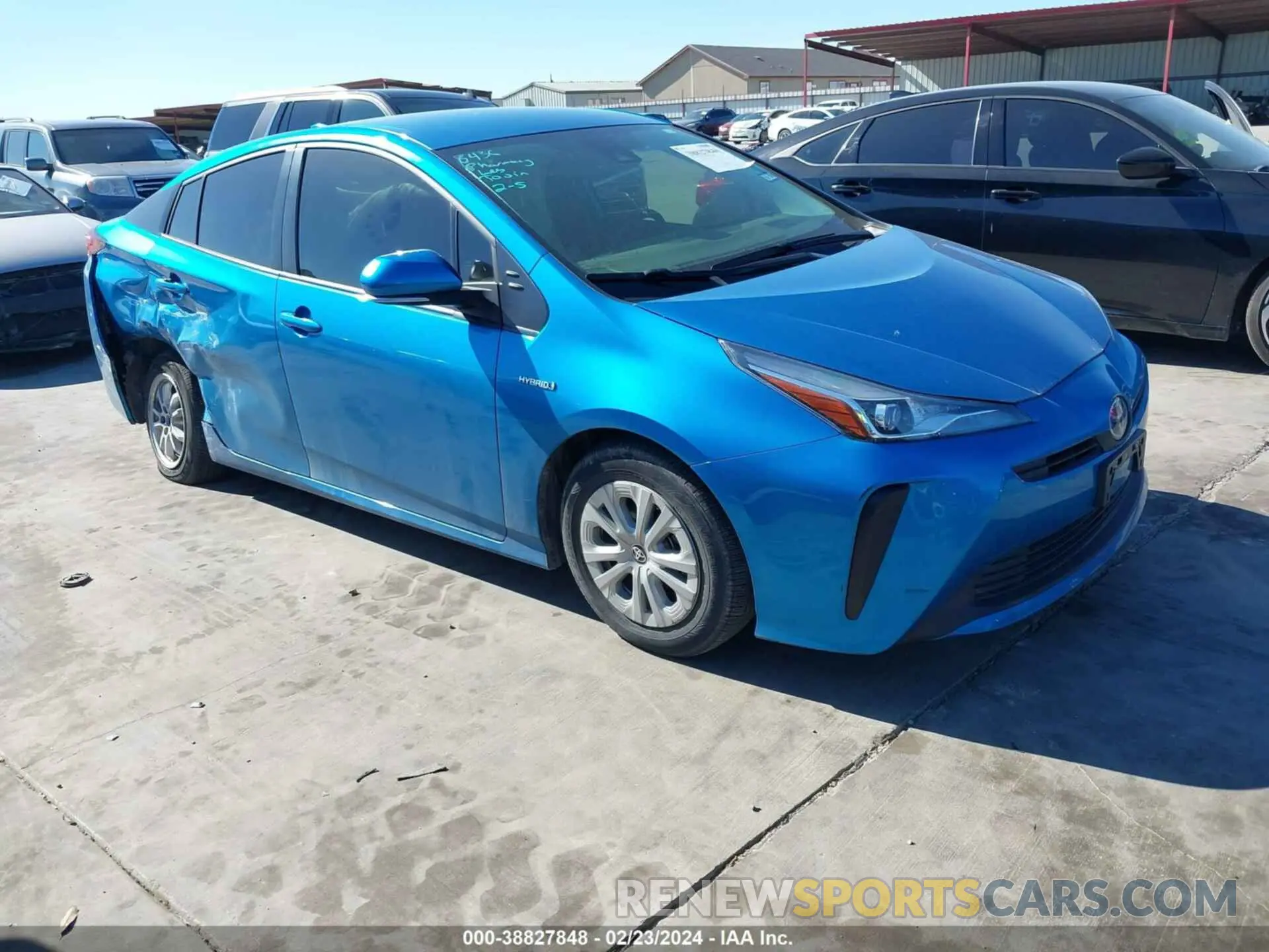 1 Photograph of a damaged car JTDKAMFU2N3188761 TOYOTA PRIUS 2022