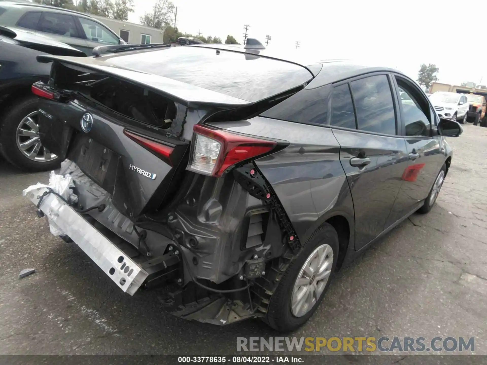 4 Photograph of a damaged car JTDKAMFU3N3158670 TOYOTA PRIUS 2022