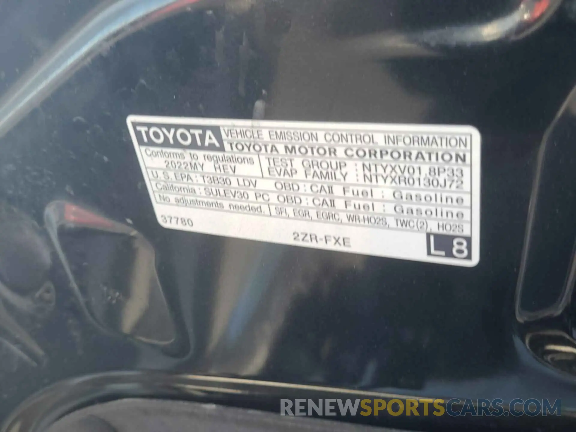 21 Photograph of a damaged car JTDKAMFU3N3161195 TOYOTA PRIUS 2022