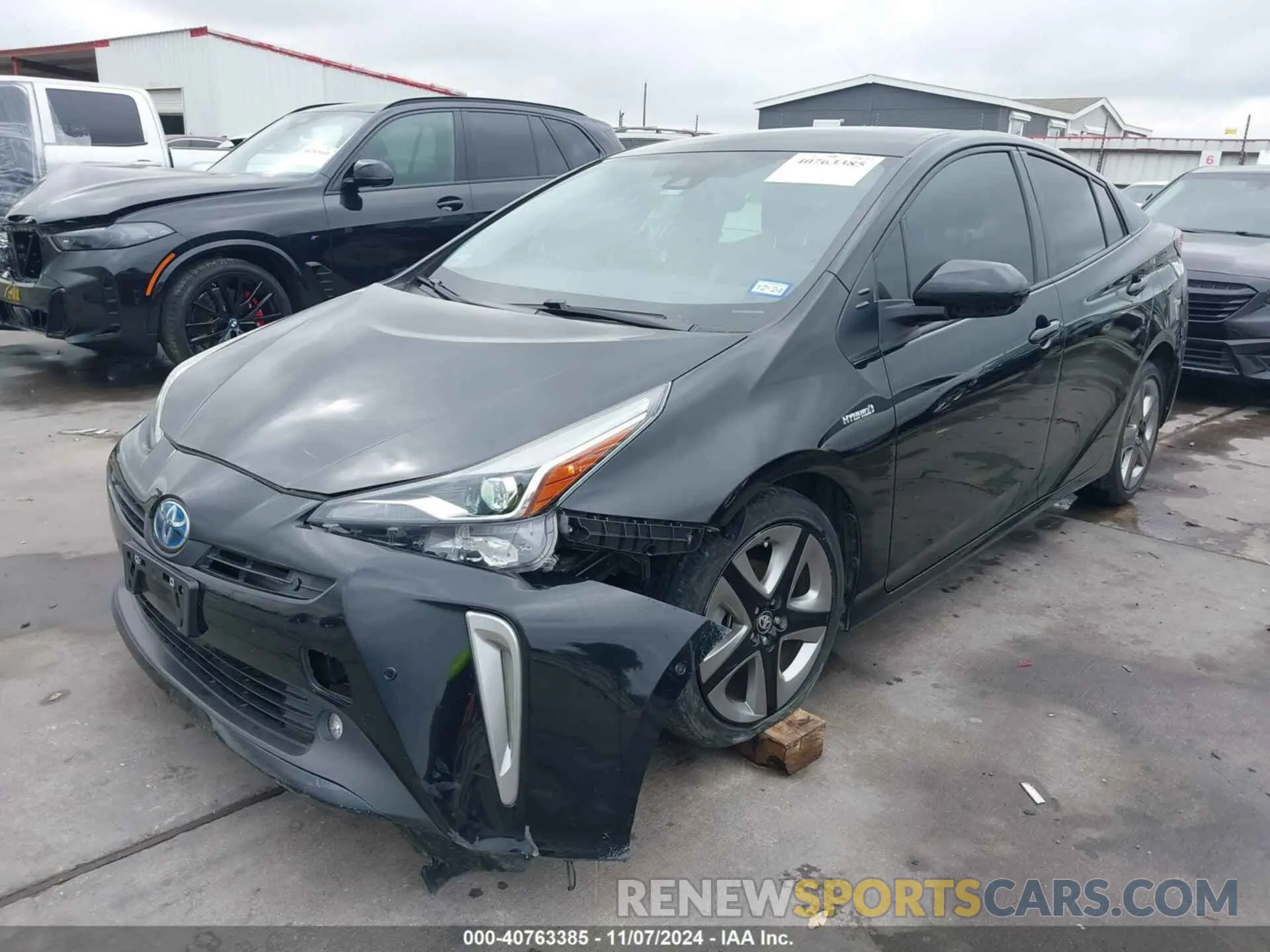 2 Photograph of a damaged car JTDKAMFU3N3163156 TOYOTA PRIUS 2022