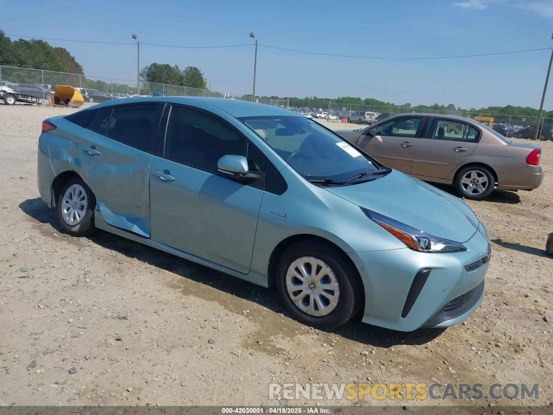 1 Photograph of a damaged car JTDKAMFU3N3173380 TOYOTA PRIUS 2022
