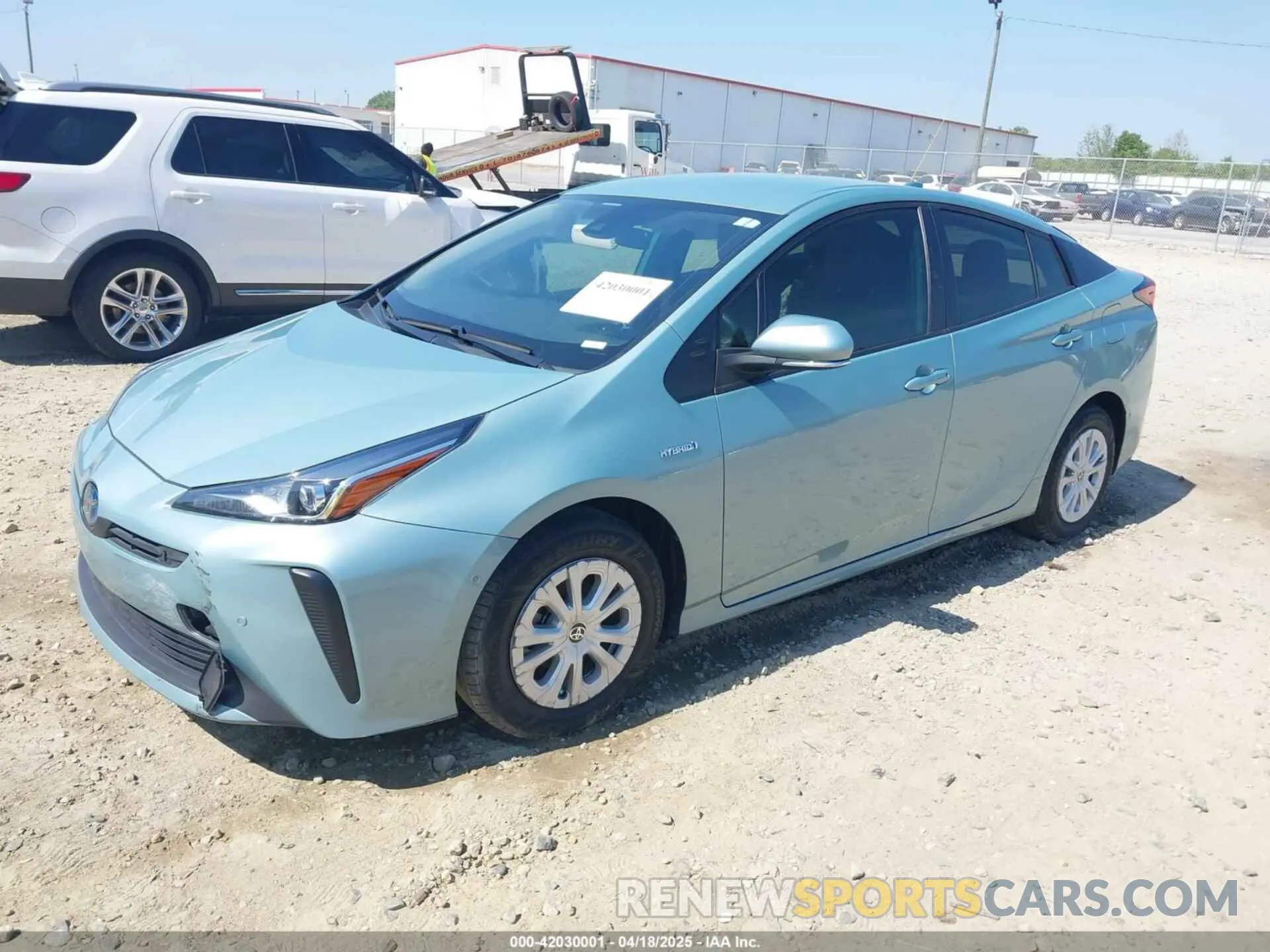 2 Photograph of a damaged car JTDKAMFU3N3173380 TOYOTA PRIUS 2022