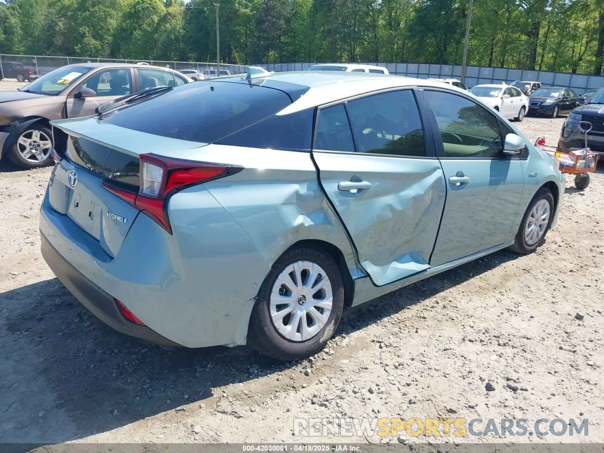 4 Photograph of a damaged car JTDKAMFU3N3173380 TOYOTA PRIUS 2022