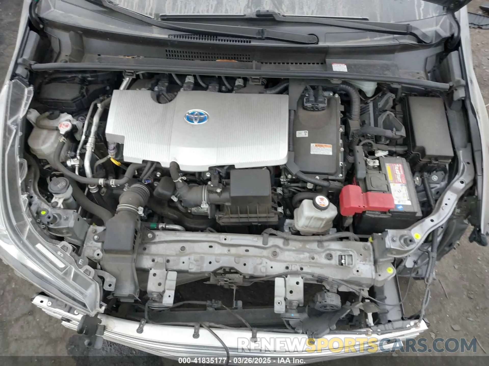 10 Photograph of a damaged car JTDKAMFU3N3174447 TOYOTA PRIUS 2022