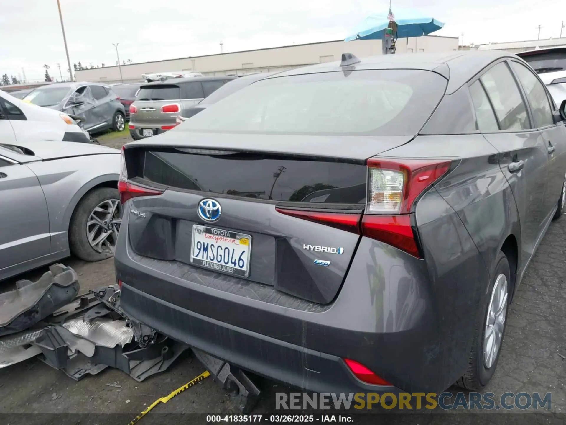 17 Photograph of a damaged car JTDKAMFU3N3174447 TOYOTA PRIUS 2022