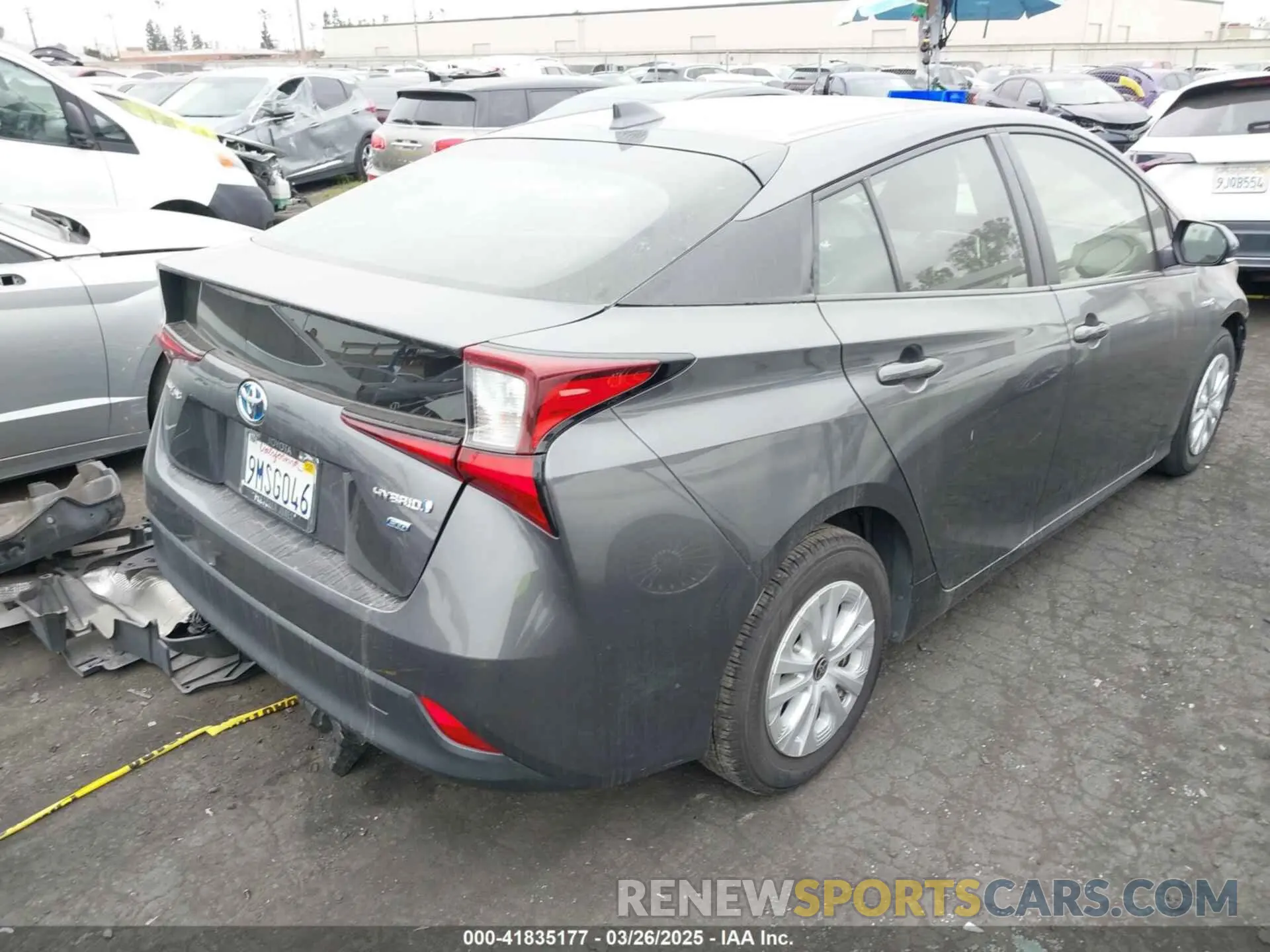 4 Photograph of a damaged car JTDKAMFU3N3174447 TOYOTA PRIUS 2022