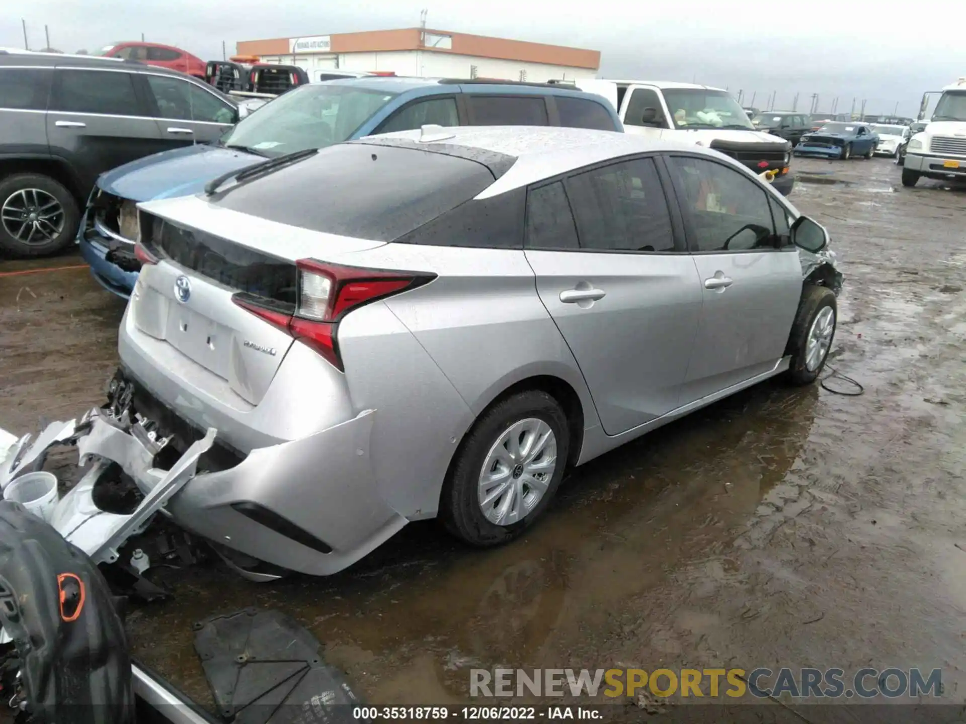 4 Photograph of a damaged car JTDKAMFU3N3179793 TOYOTA PRIUS 2022