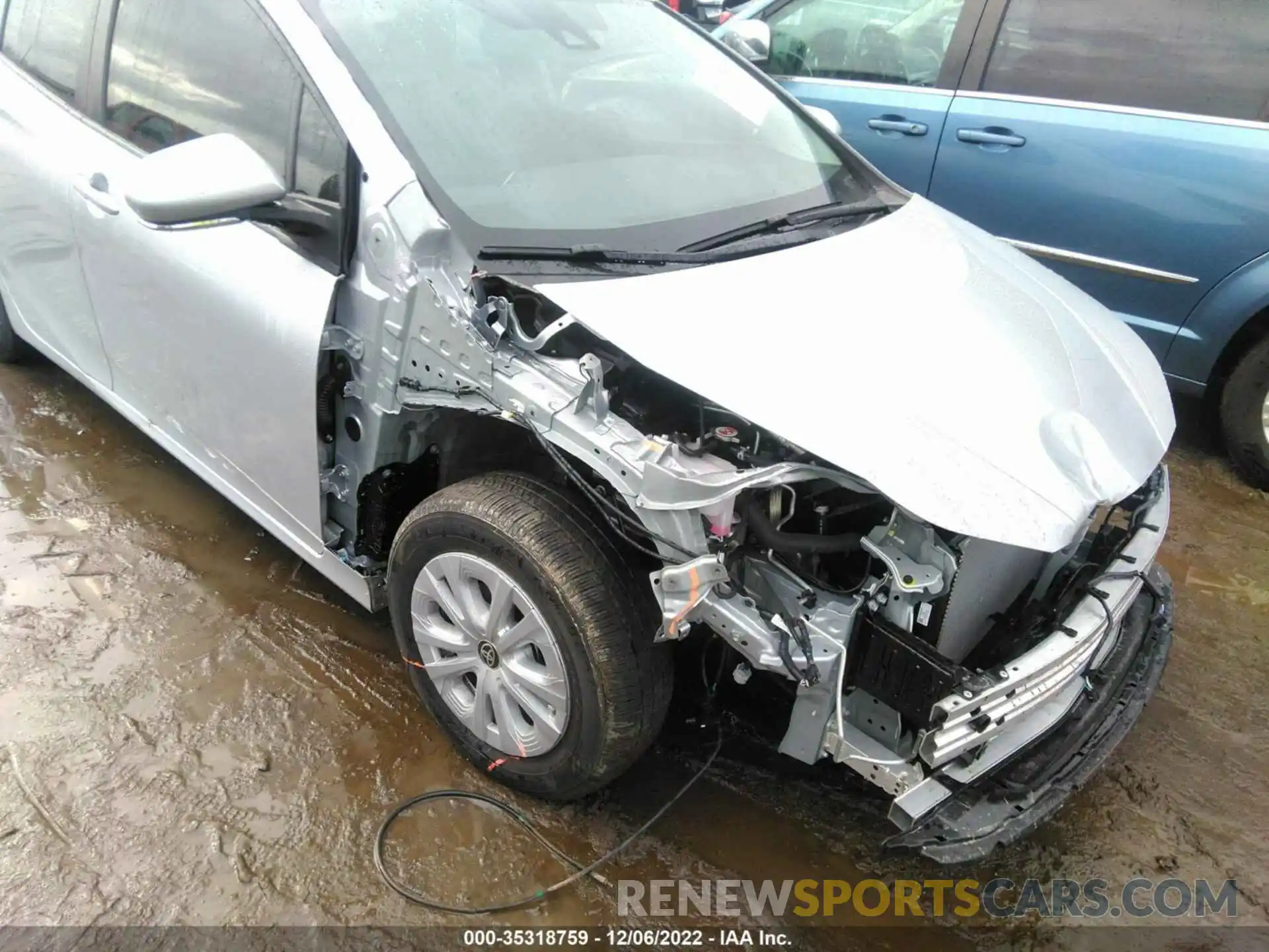 6 Photograph of a damaged car JTDKAMFU3N3179793 TOYOTA PRIUS 2022