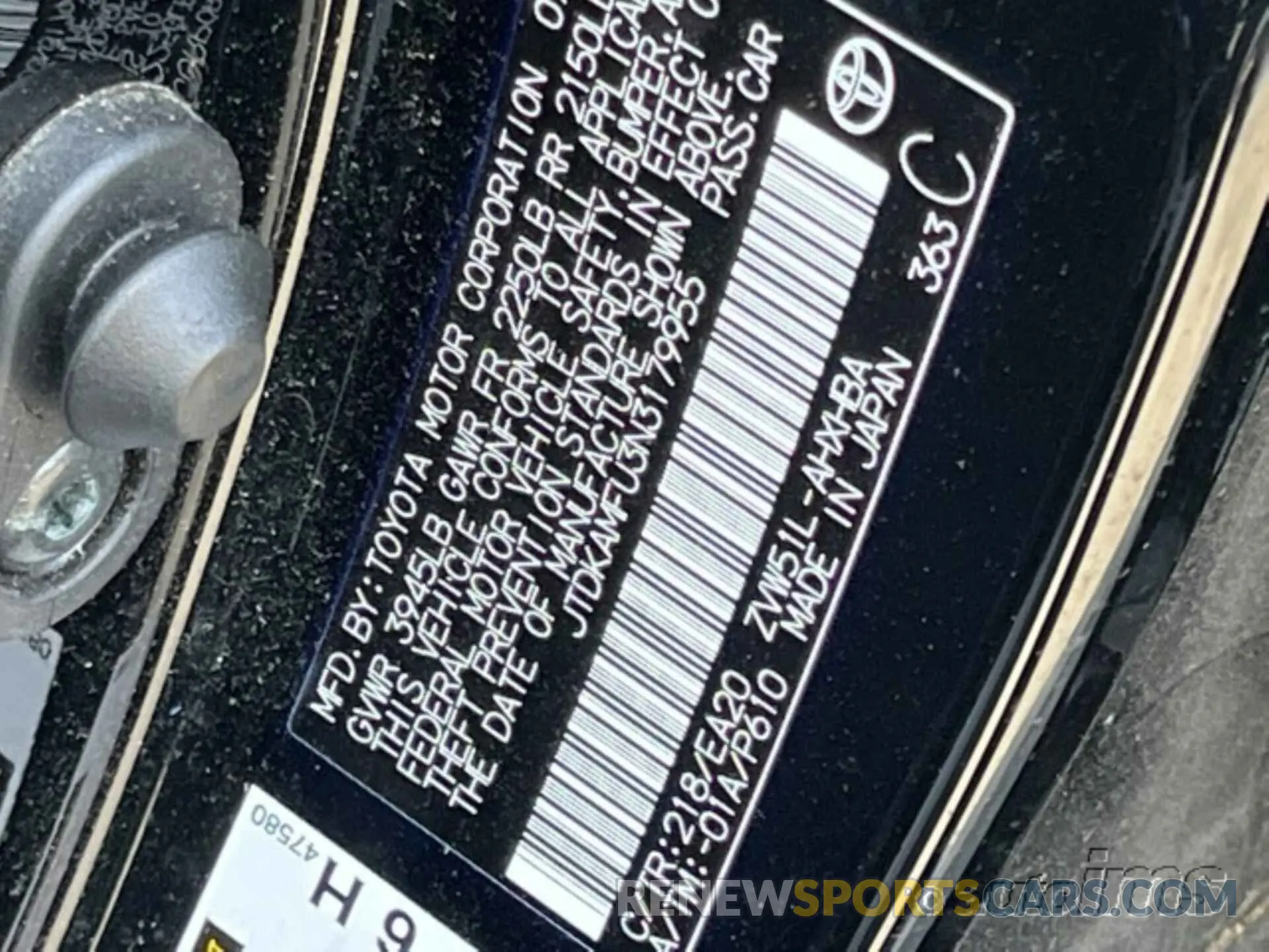 14 Photograph of a damaged car JTDKAMFU3N3179955 TOYOTA PRIUS 2022