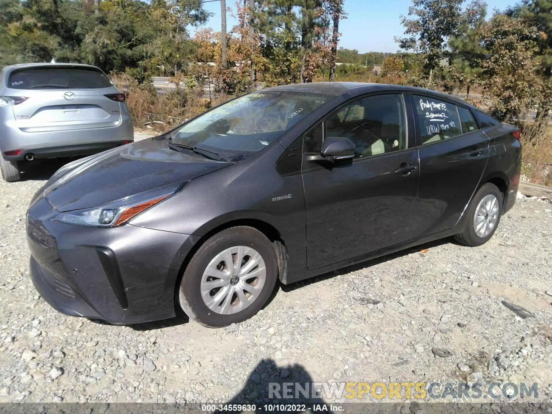 2 Photograph of a damaged car JTDKAMFU4N3163361 TOYOTA PRIUS 2022