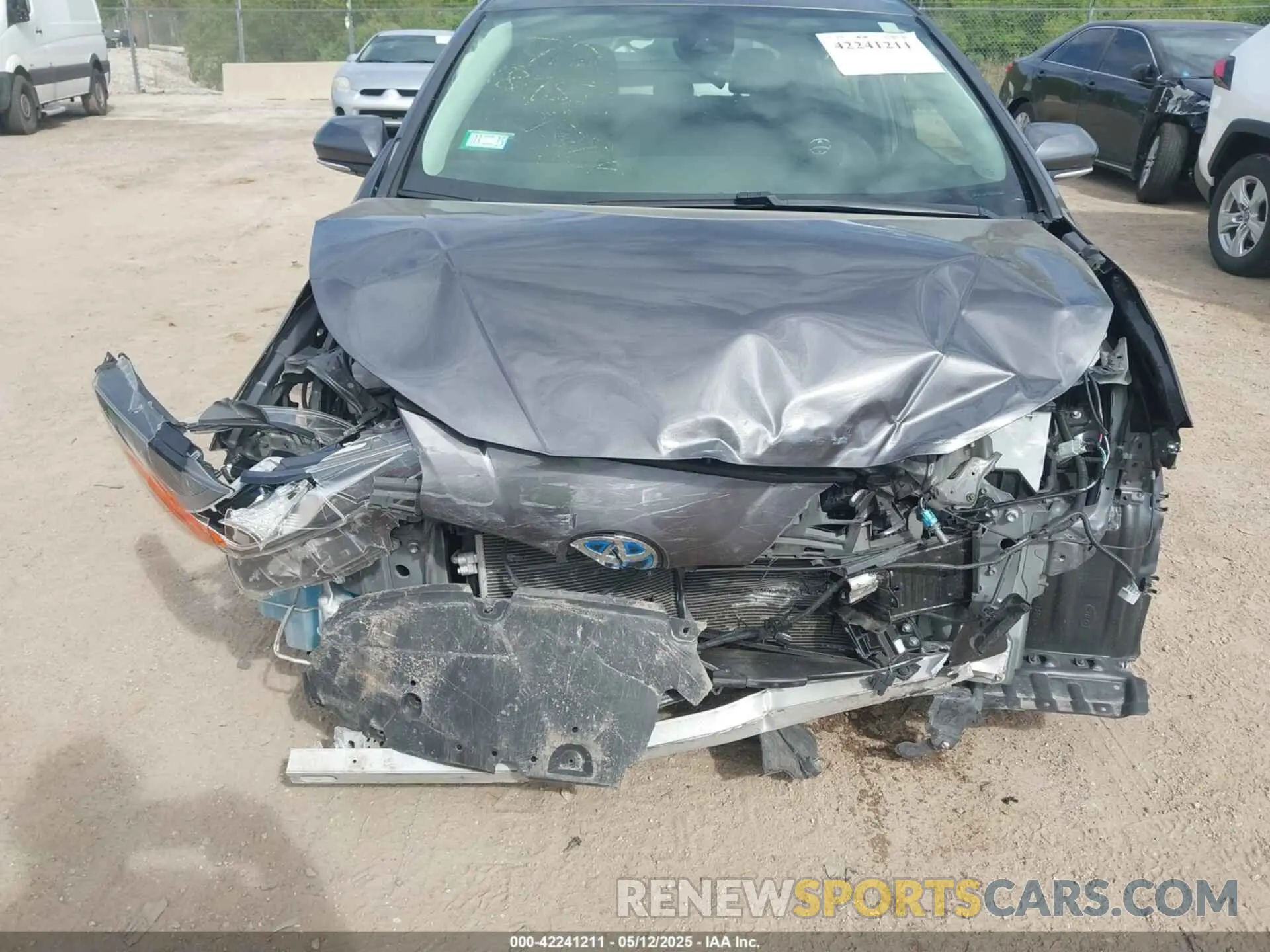 6 Photograph of a damaged car JTDKAMFU4N3175476 TOYOTA PRIUS 2022